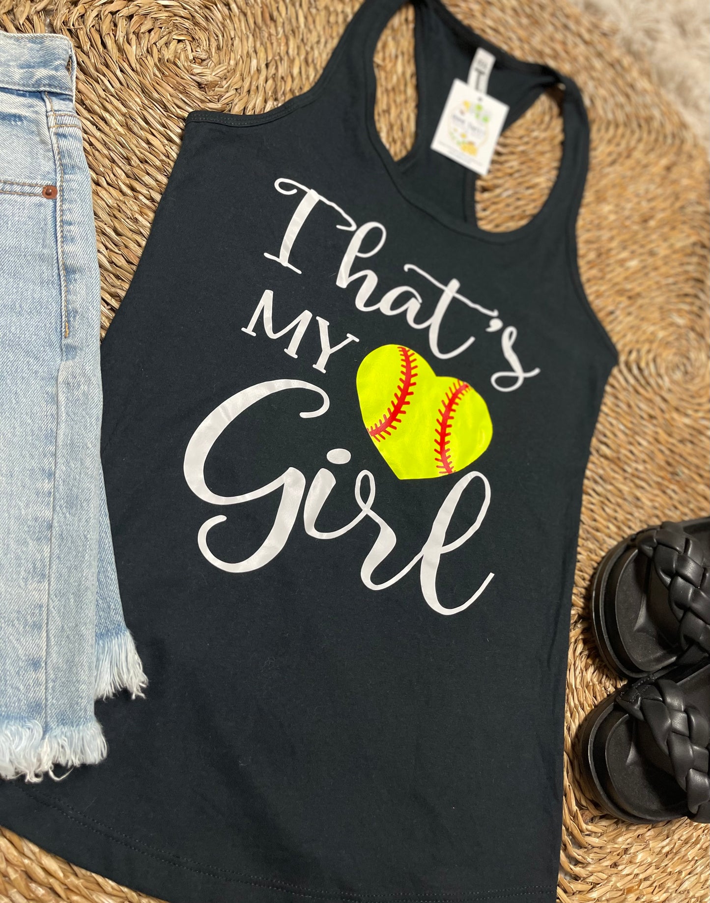 That's my softball girl Tank Top