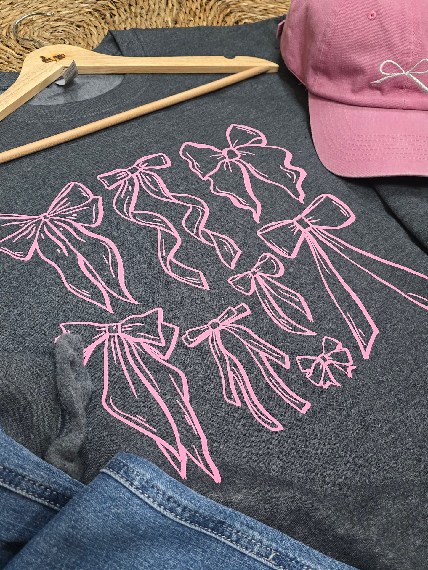 Coquette Bow Collage Crewneck Sweatshirt (WHOLESALE)