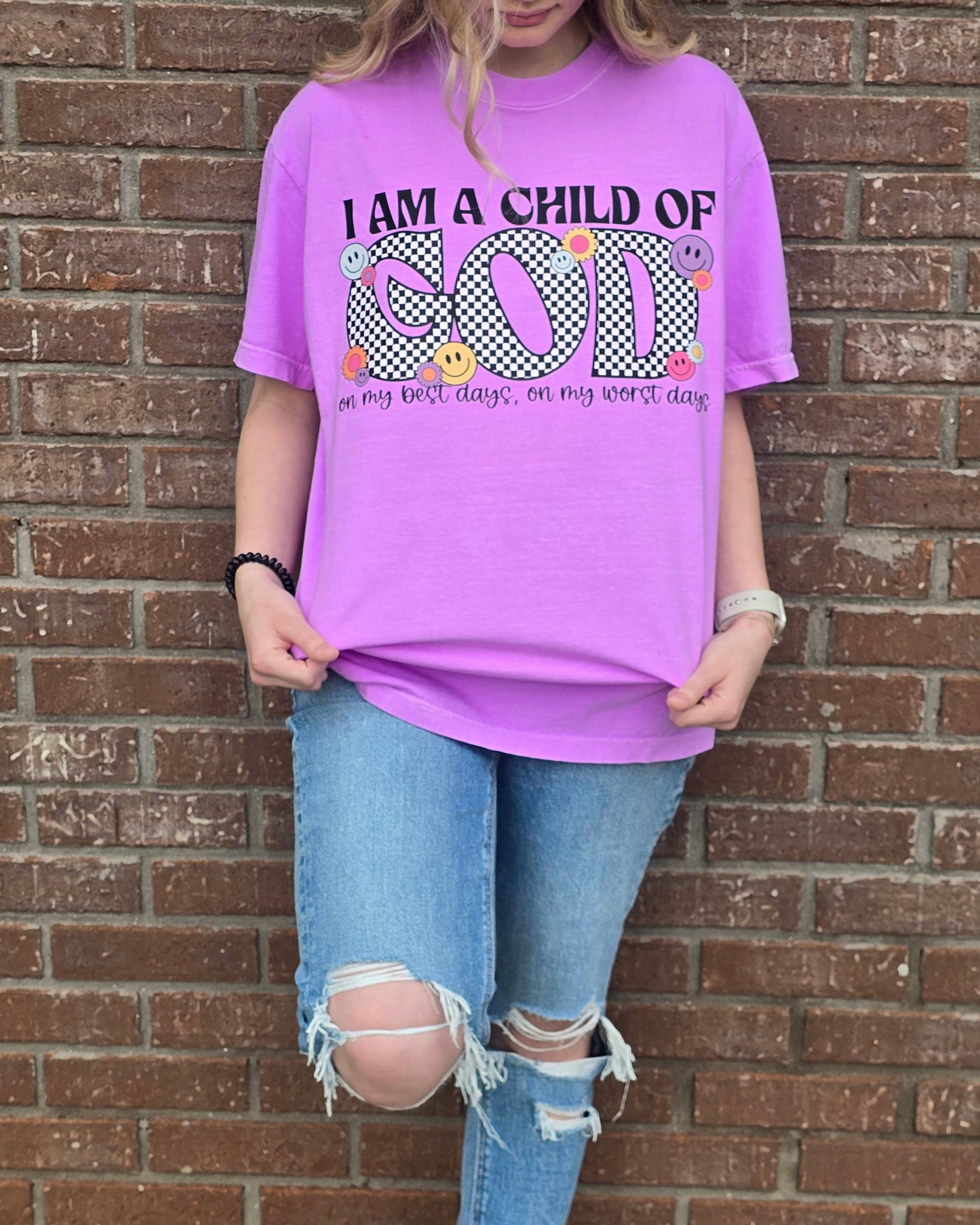 I Am A Child Of God Comfort Color Tee