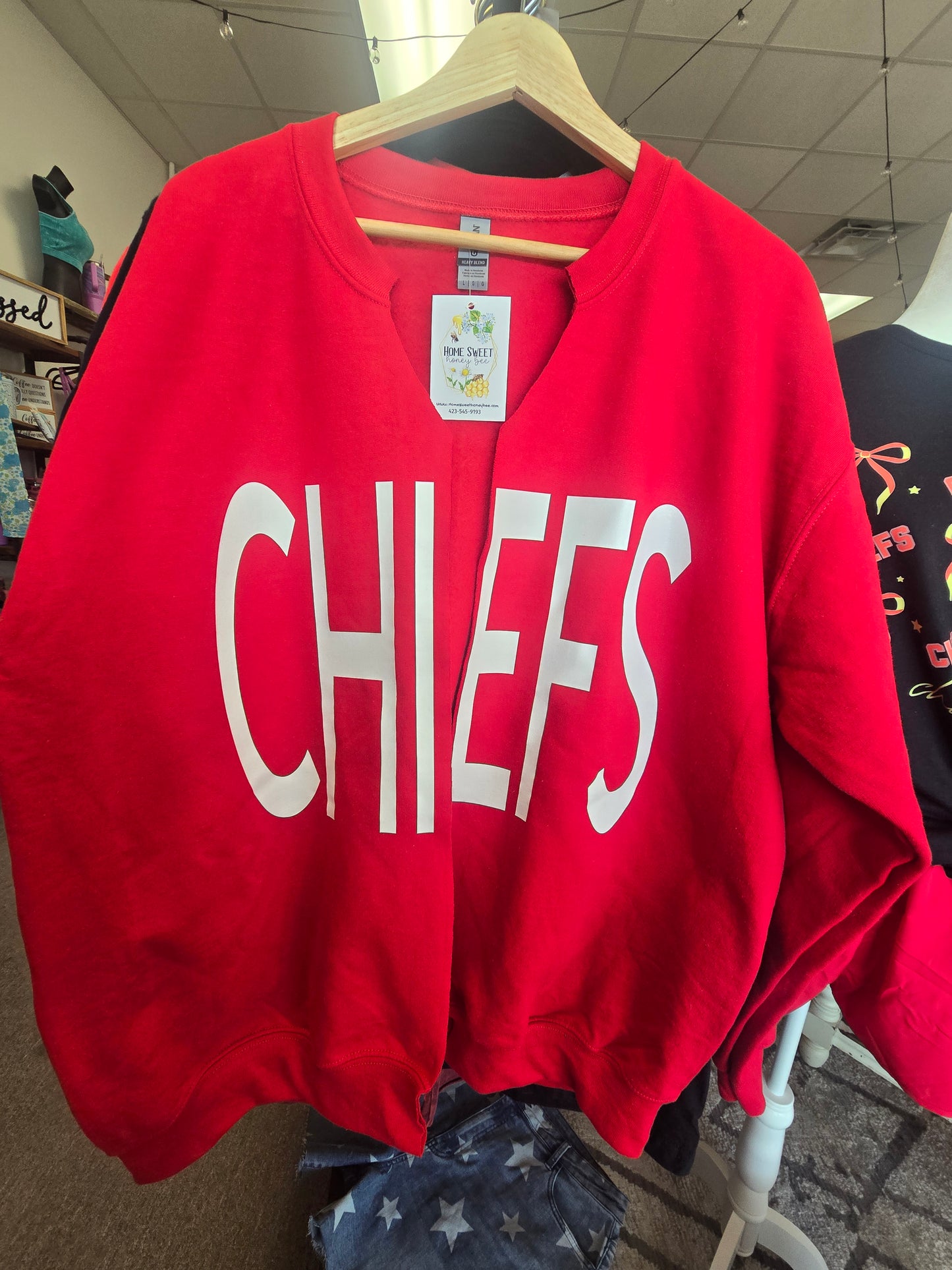 CHIEFS Sweatshirt Cardigan(preorder)