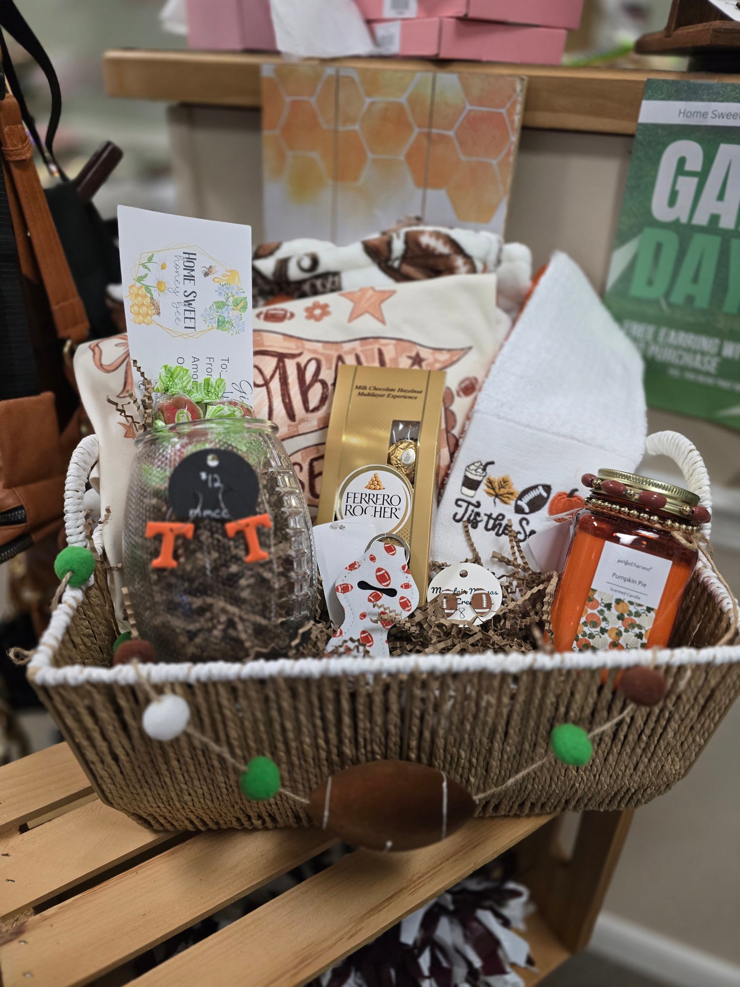 Football Basket Waffle Ticket
