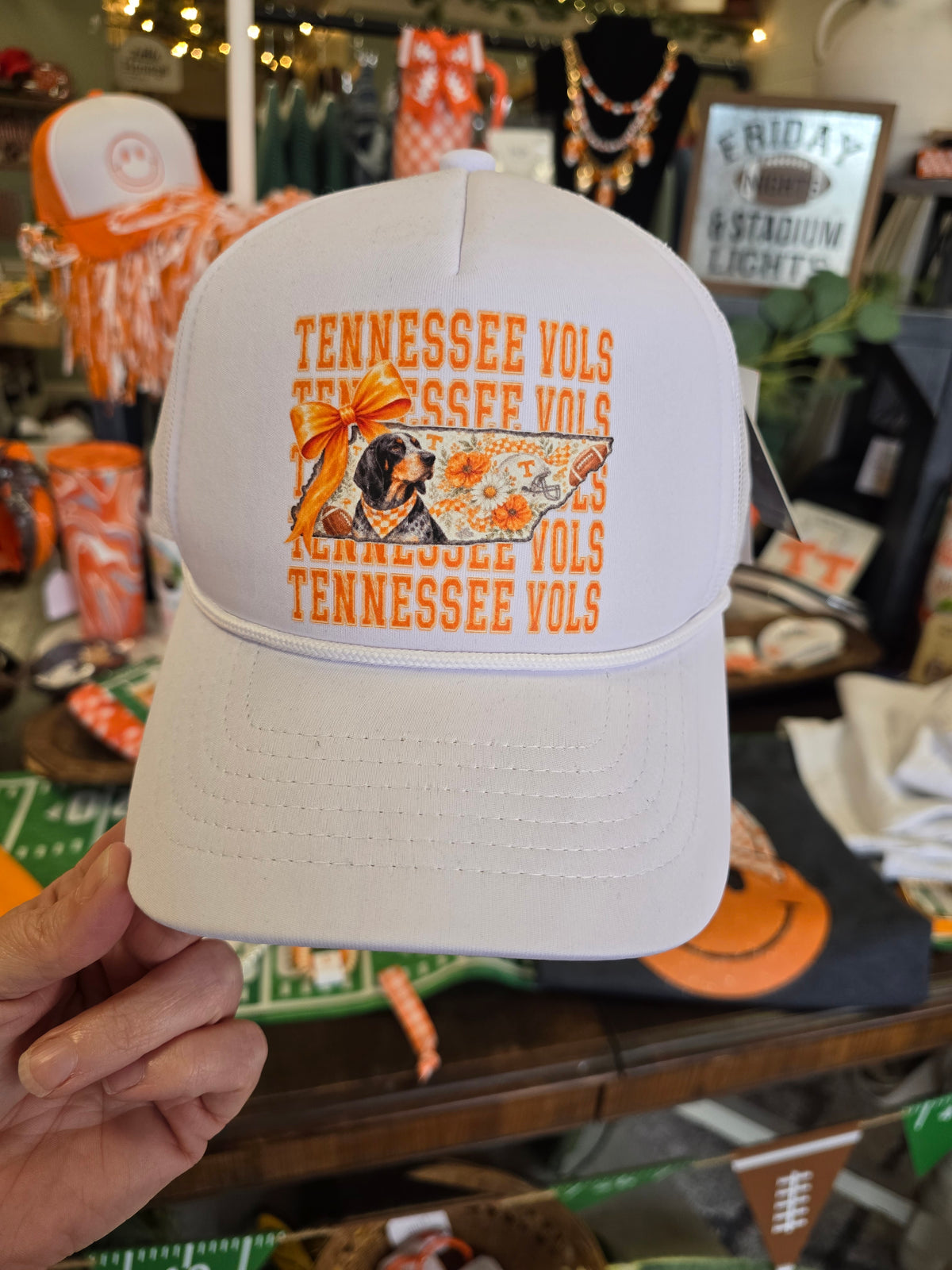 Floral Stacked Tennessee Smokey Hat