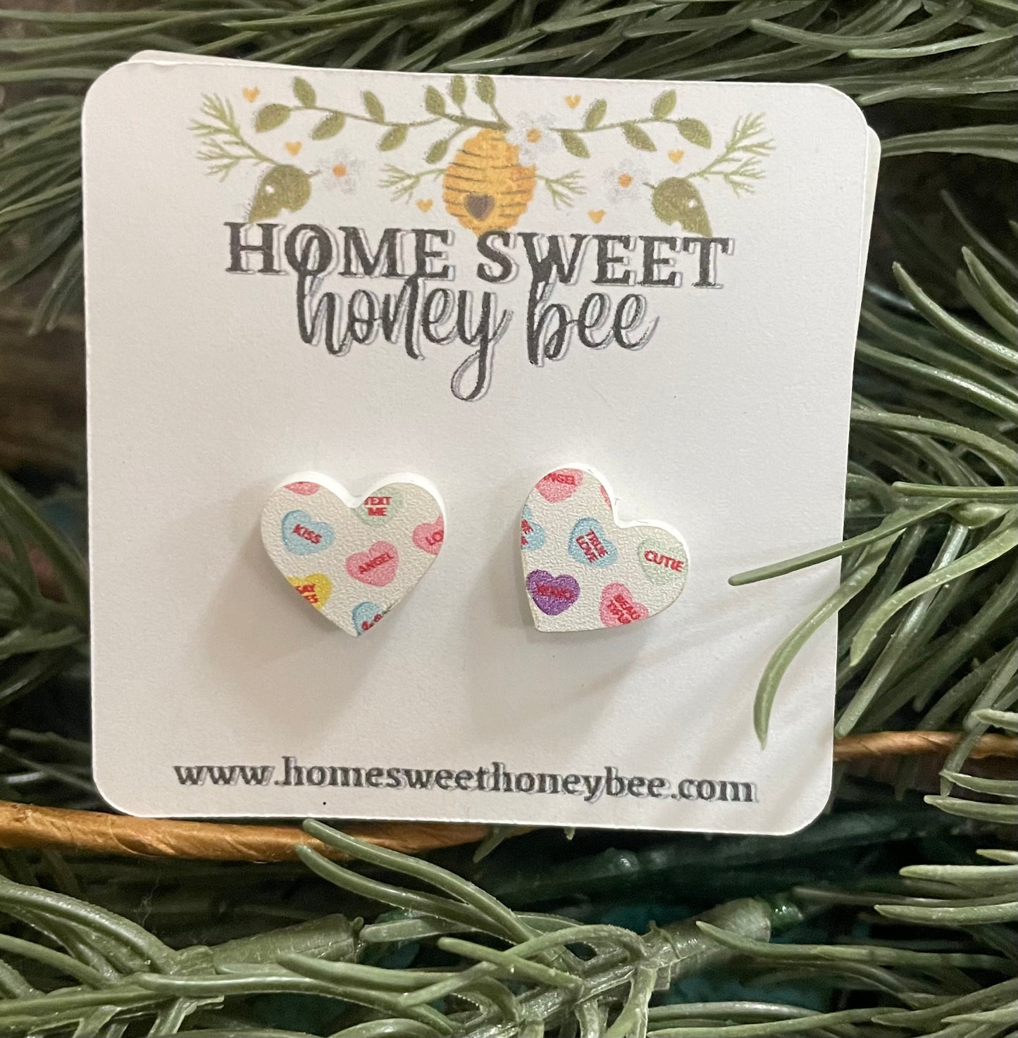Heart Stud Earrings