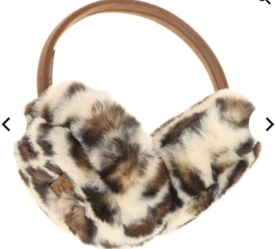 Leopard Print CC Earmuff