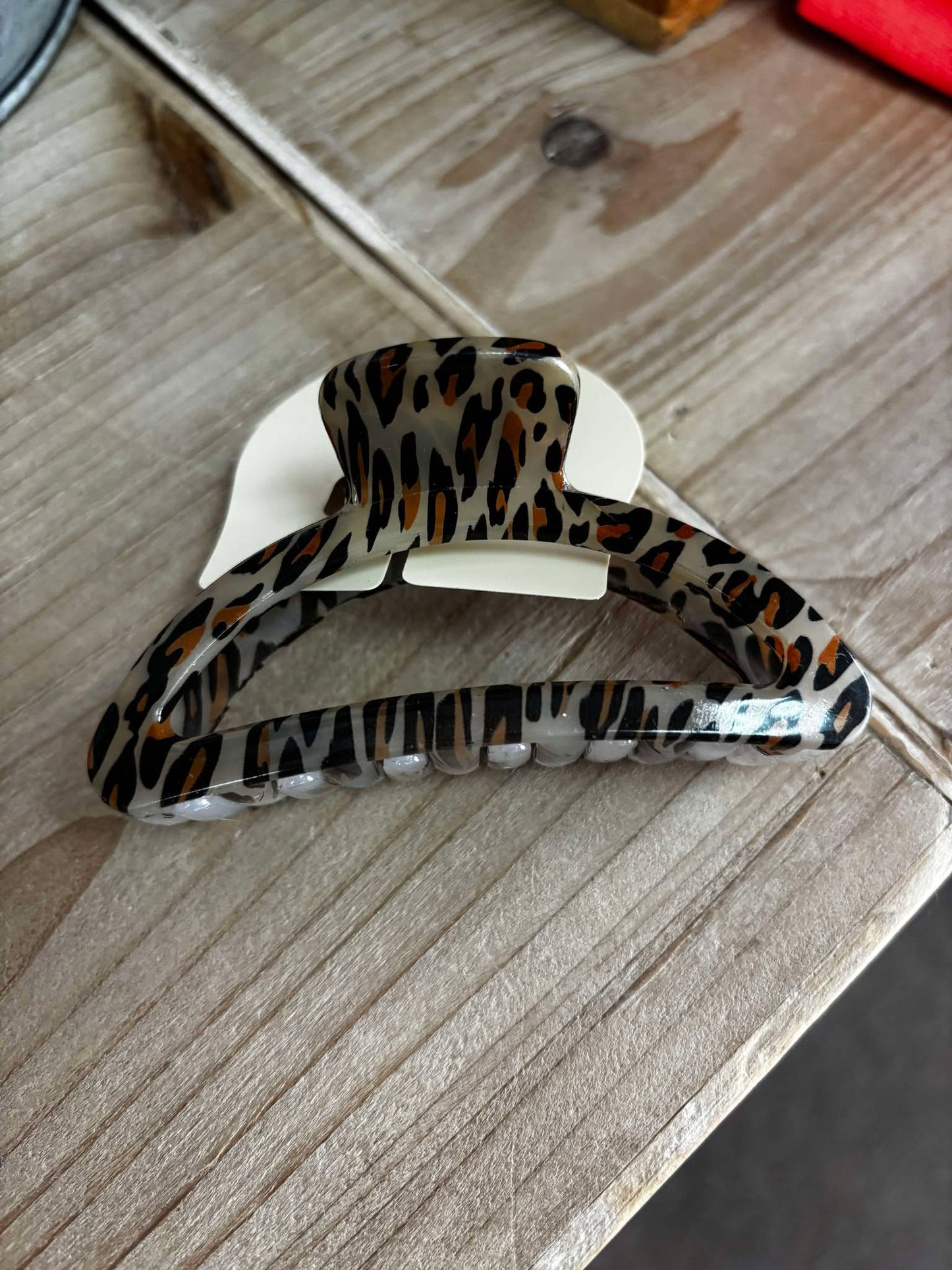 Animal Print Hair Clips