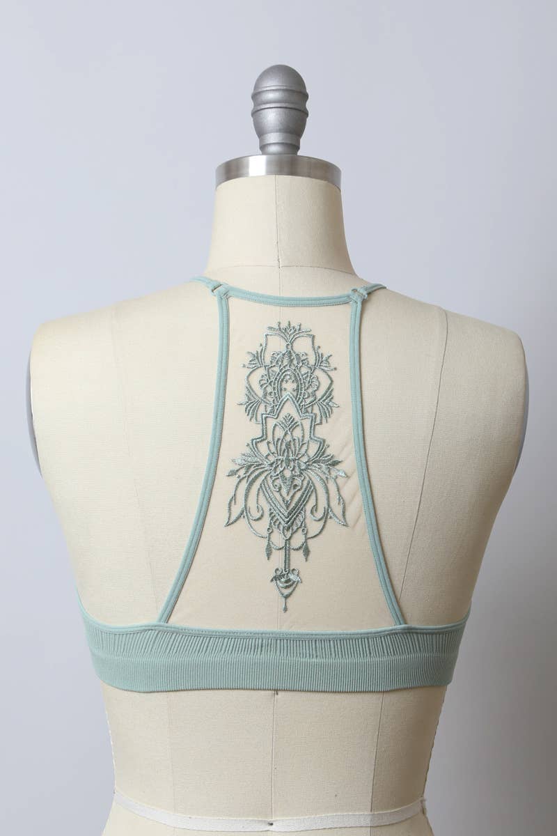 Tattoo Back Mesh Bralette – Unique, Comfortable, Stylish ✨