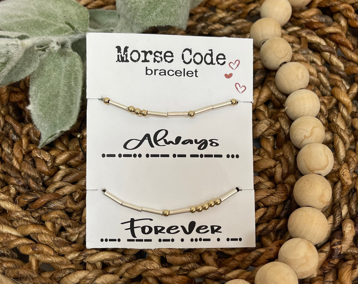 Always & Forever Morse Code Bracelets
