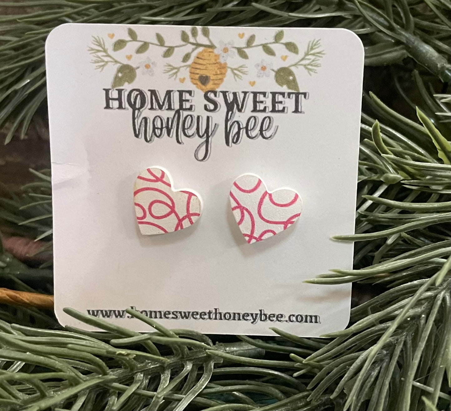 Heart Stud Earrings