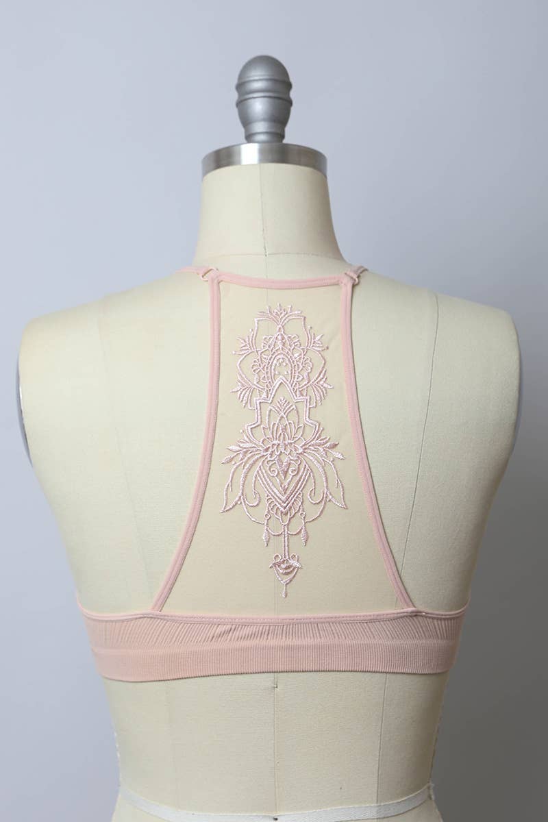 Tattoo Back Mesh Bralette – Unique, Comfortable, Stylish ✨