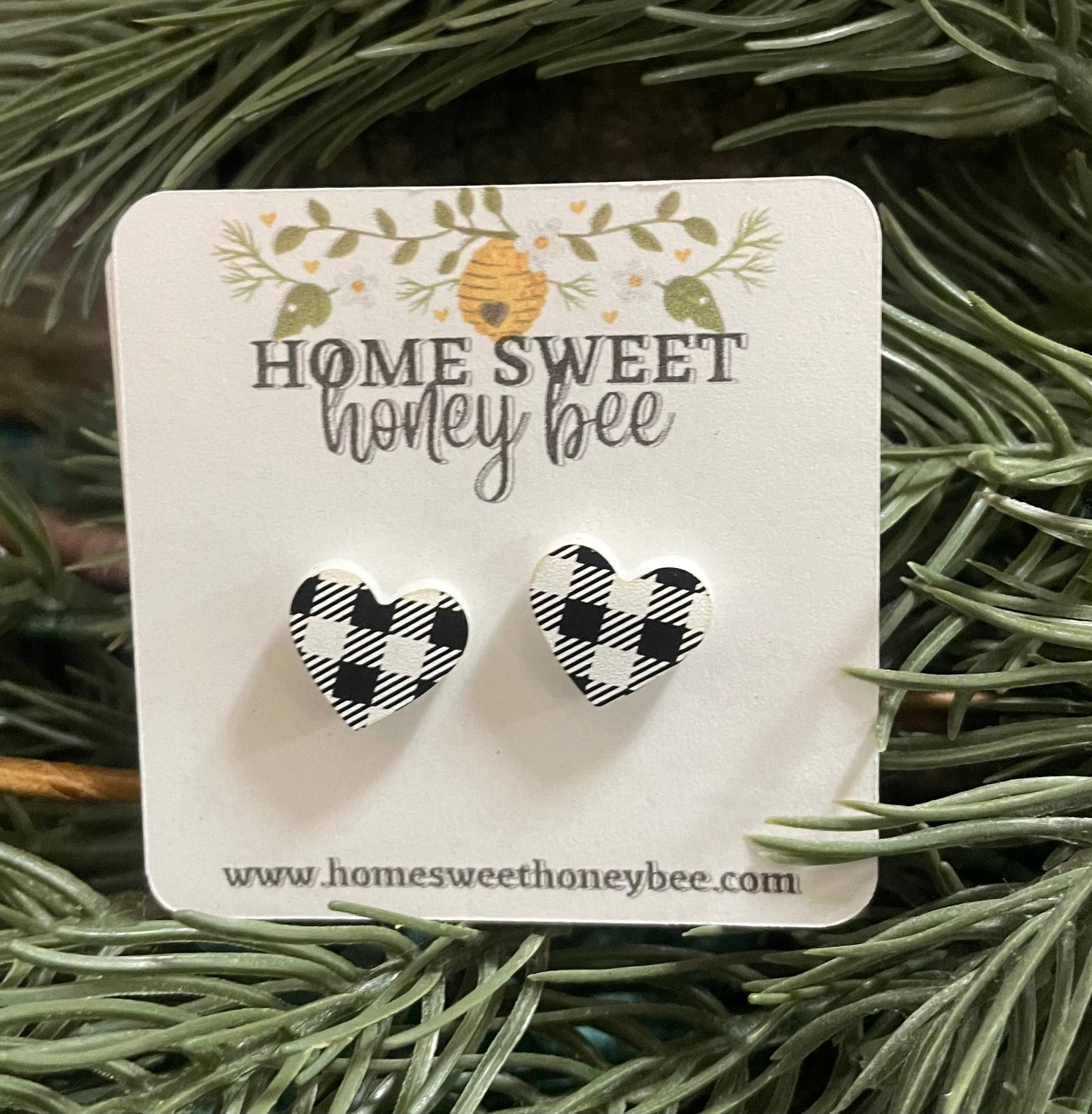 Heart Stud Earrings