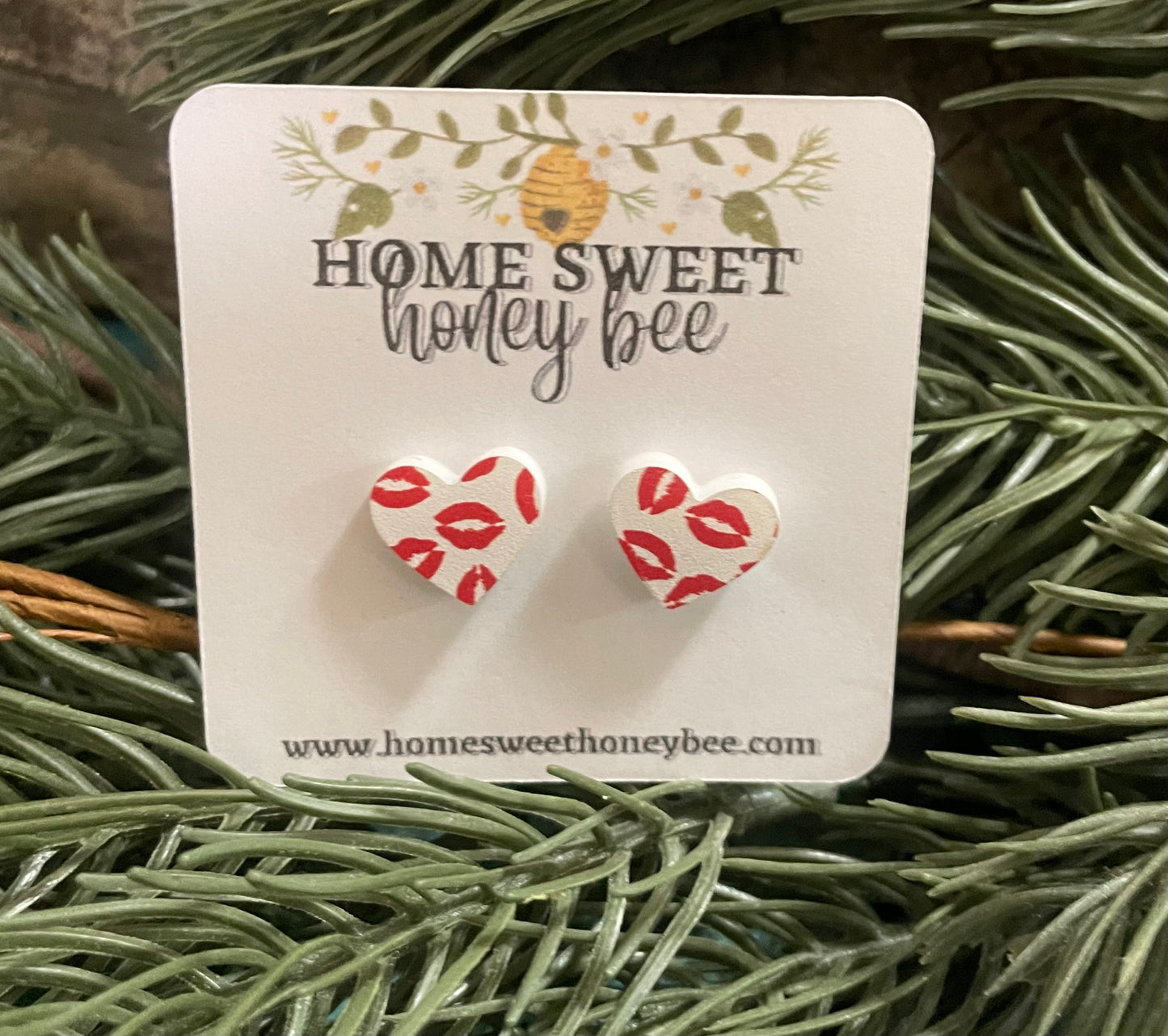 Heart Stud Earrings