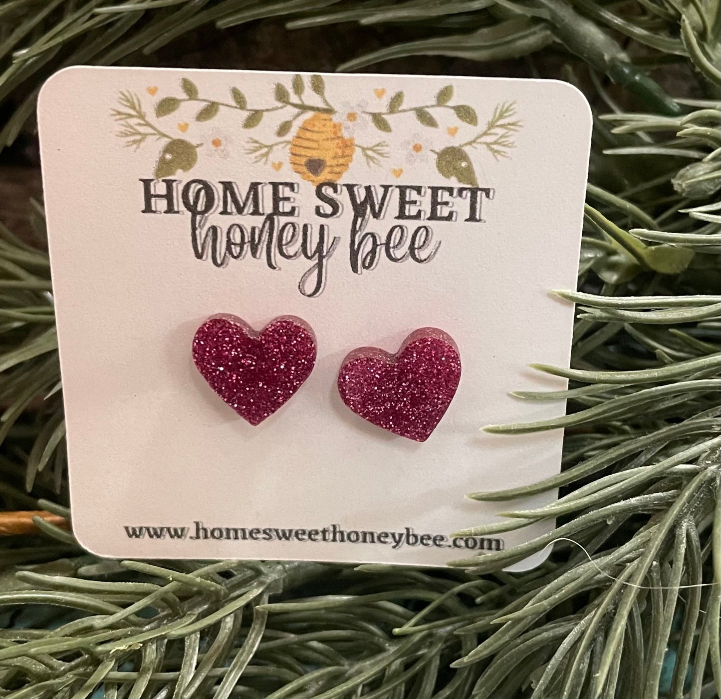 Heart Stud Earrings