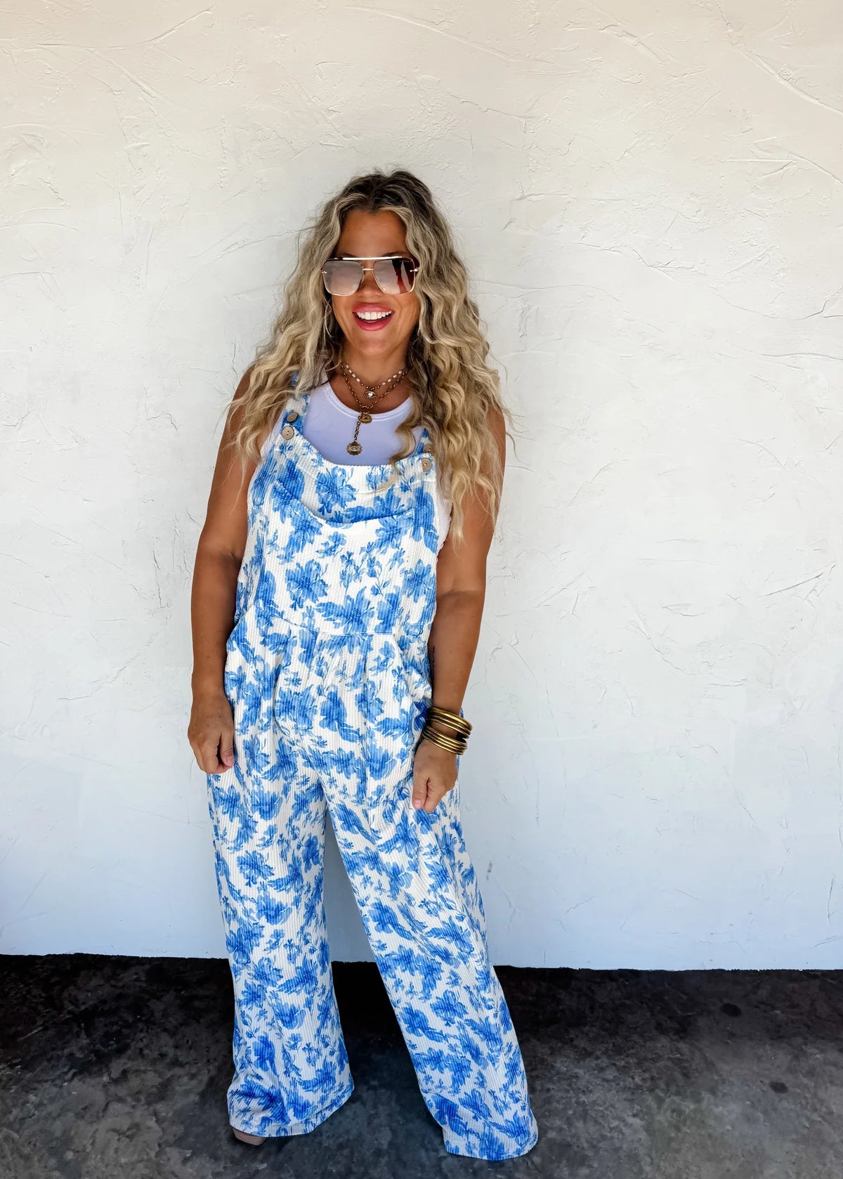 Cassidy Floral Boho Overalls