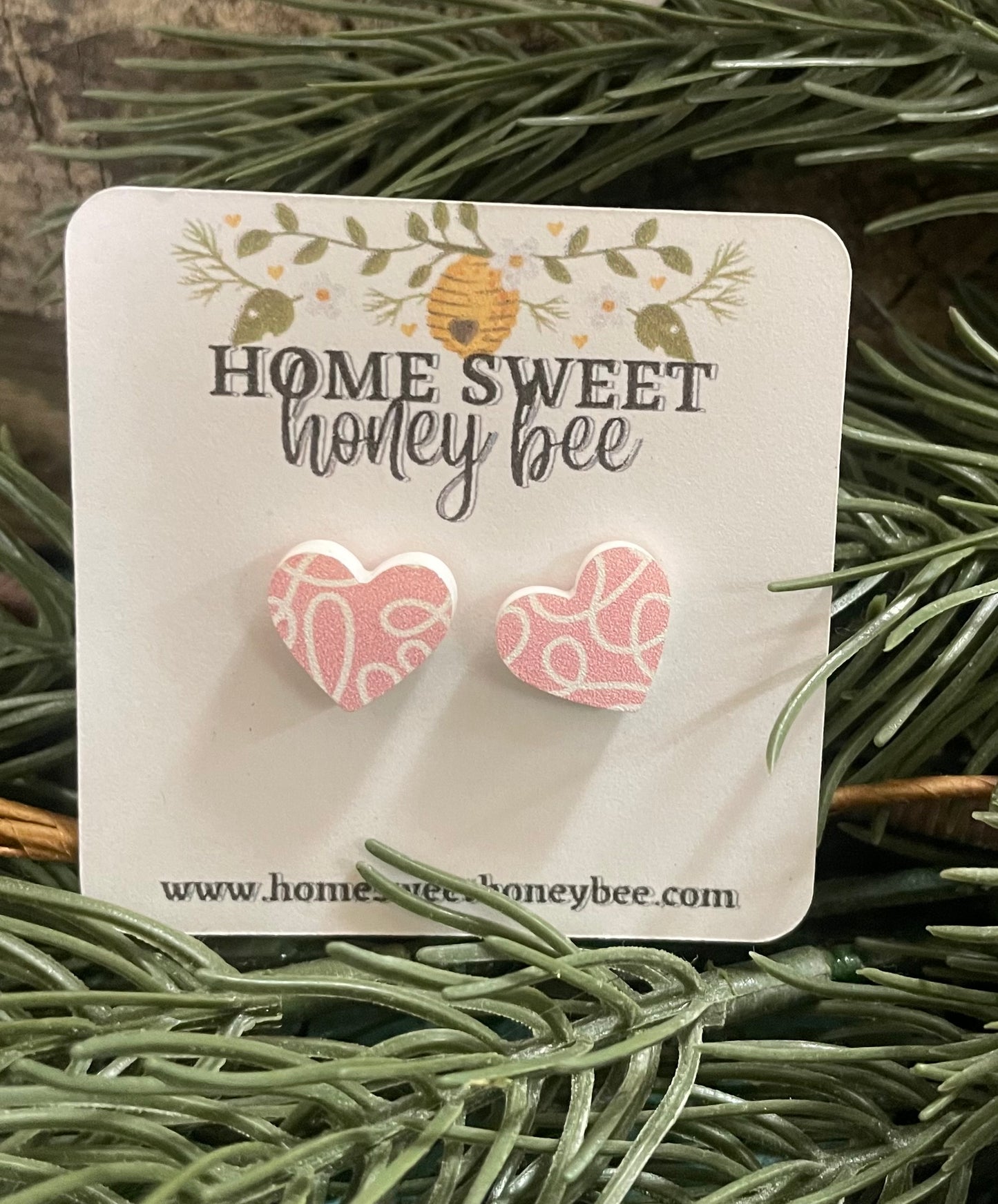 Heart Stud Earrings