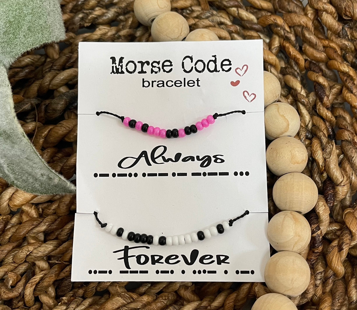 Always & Forever Morse Code Bracelets
