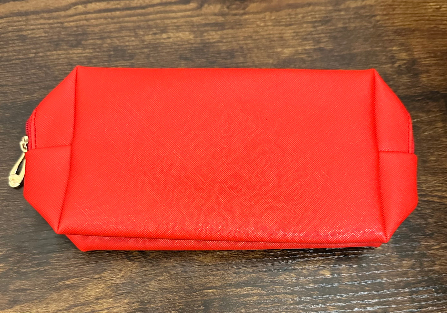 Faux Leather Make up Bag