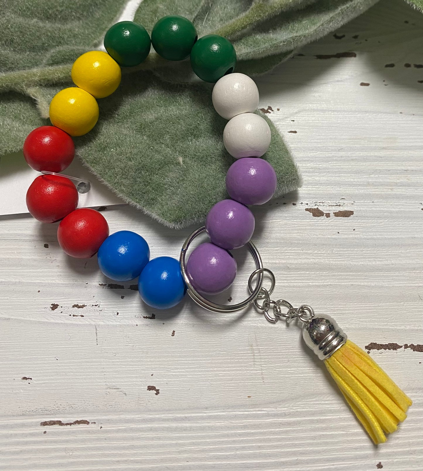 Beaded Bangle Key Holders