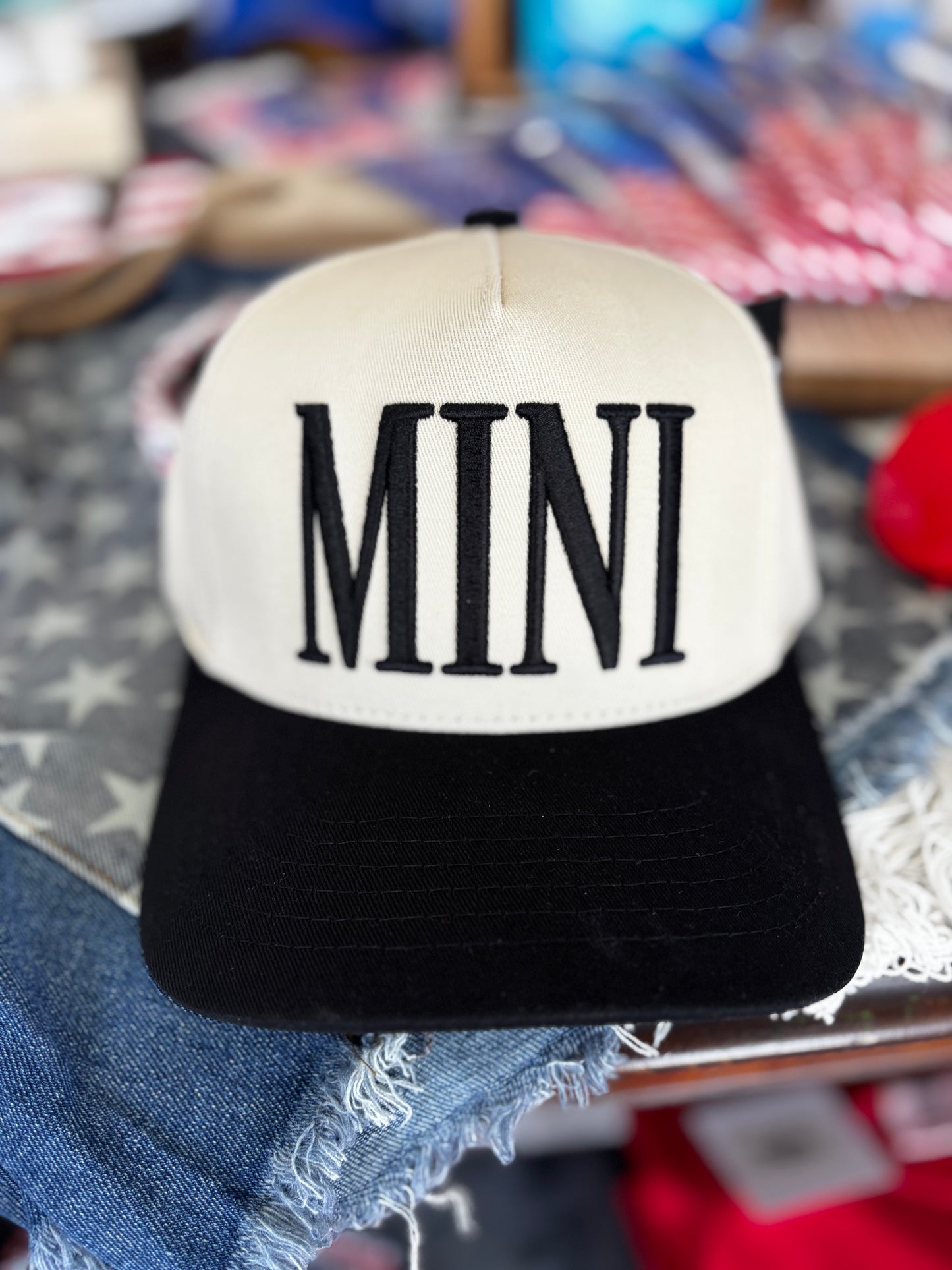 Mama and Mini Hat Collection CC Puff Embroidered Trucker Hats