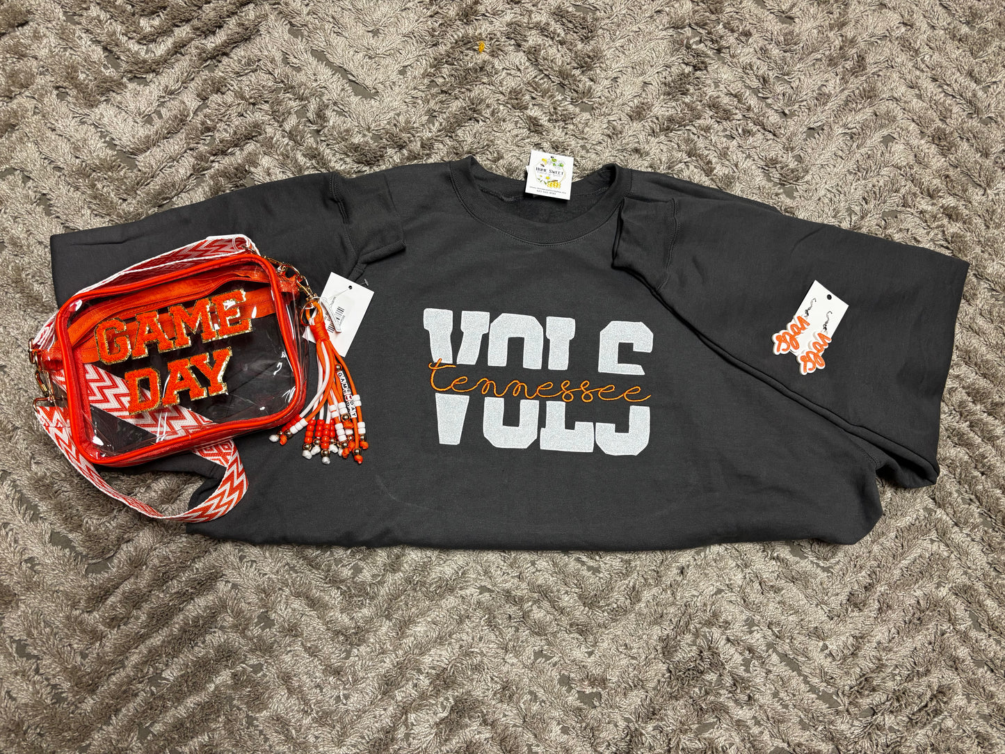Embroidered Tennessee VOLS Crew