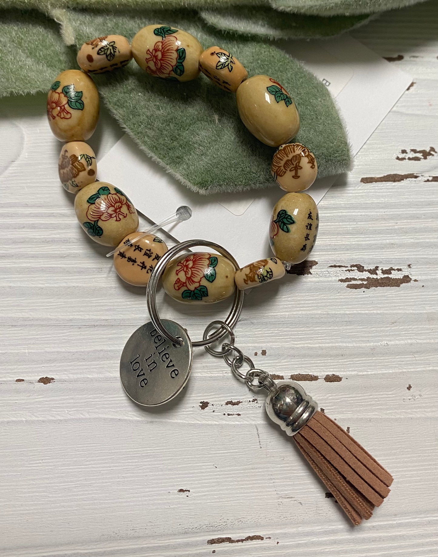 Beaded Bangle Key Holders