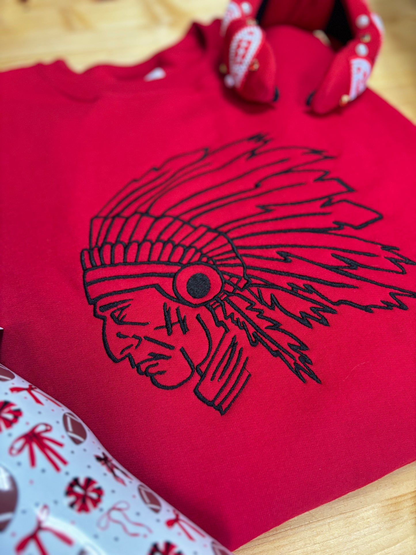 Embroidered Mascot Crew