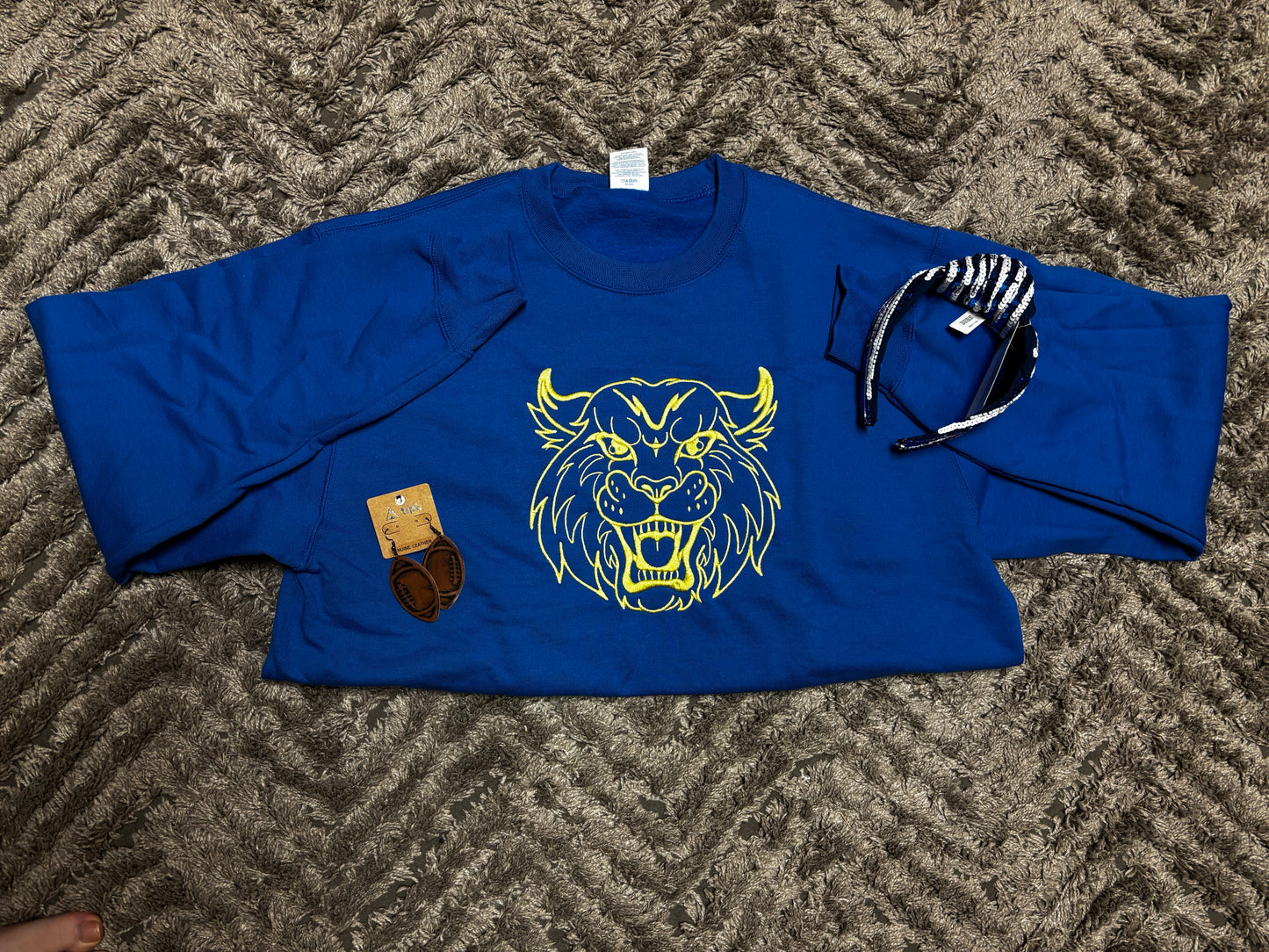 Embroidered Mascot Crew