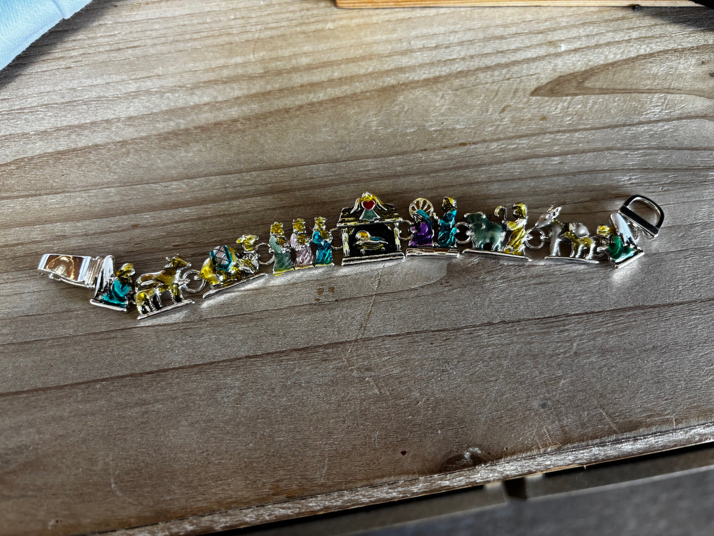 Nativity Scene Magnetic Bracelet