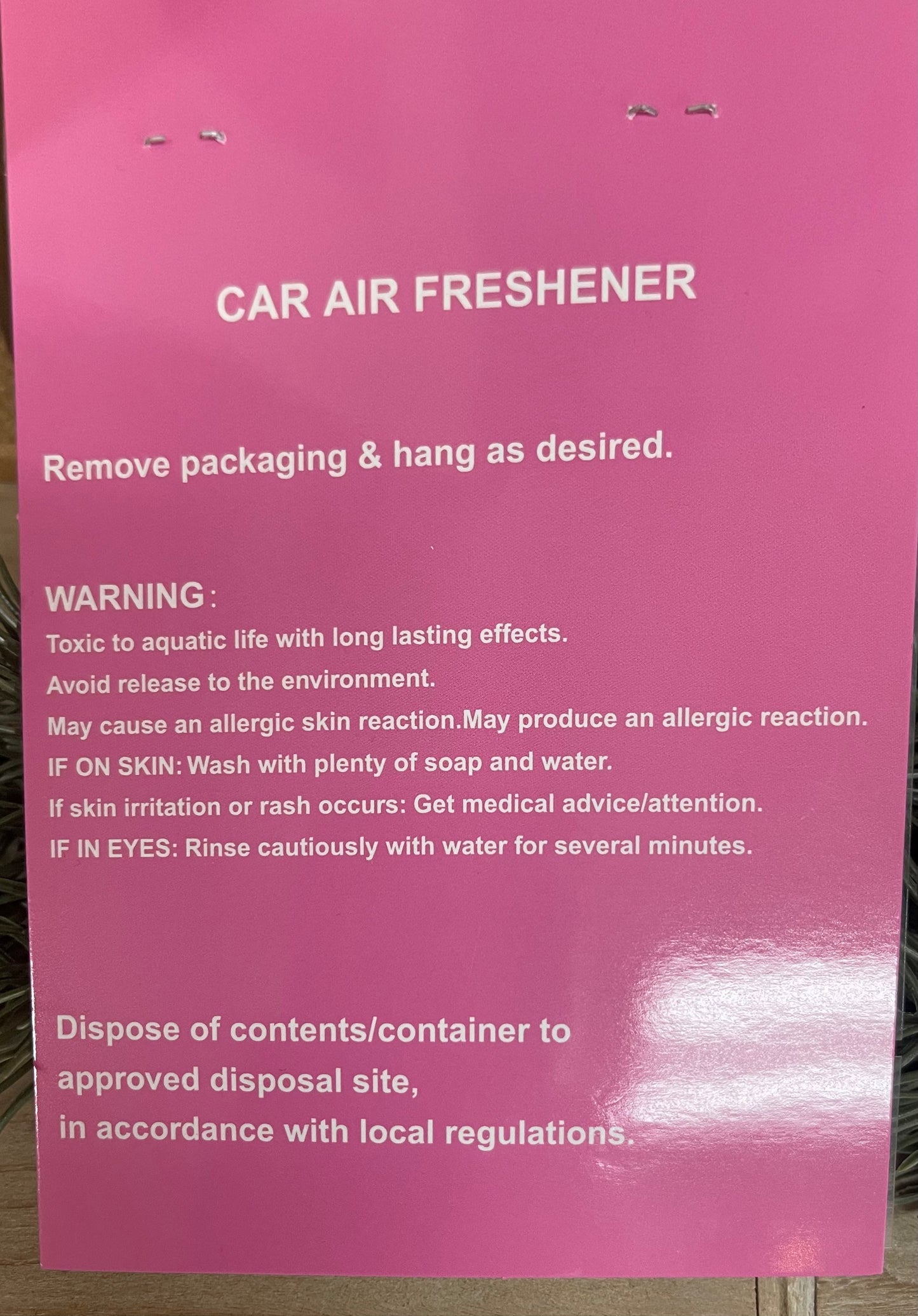 Car Air Freshner