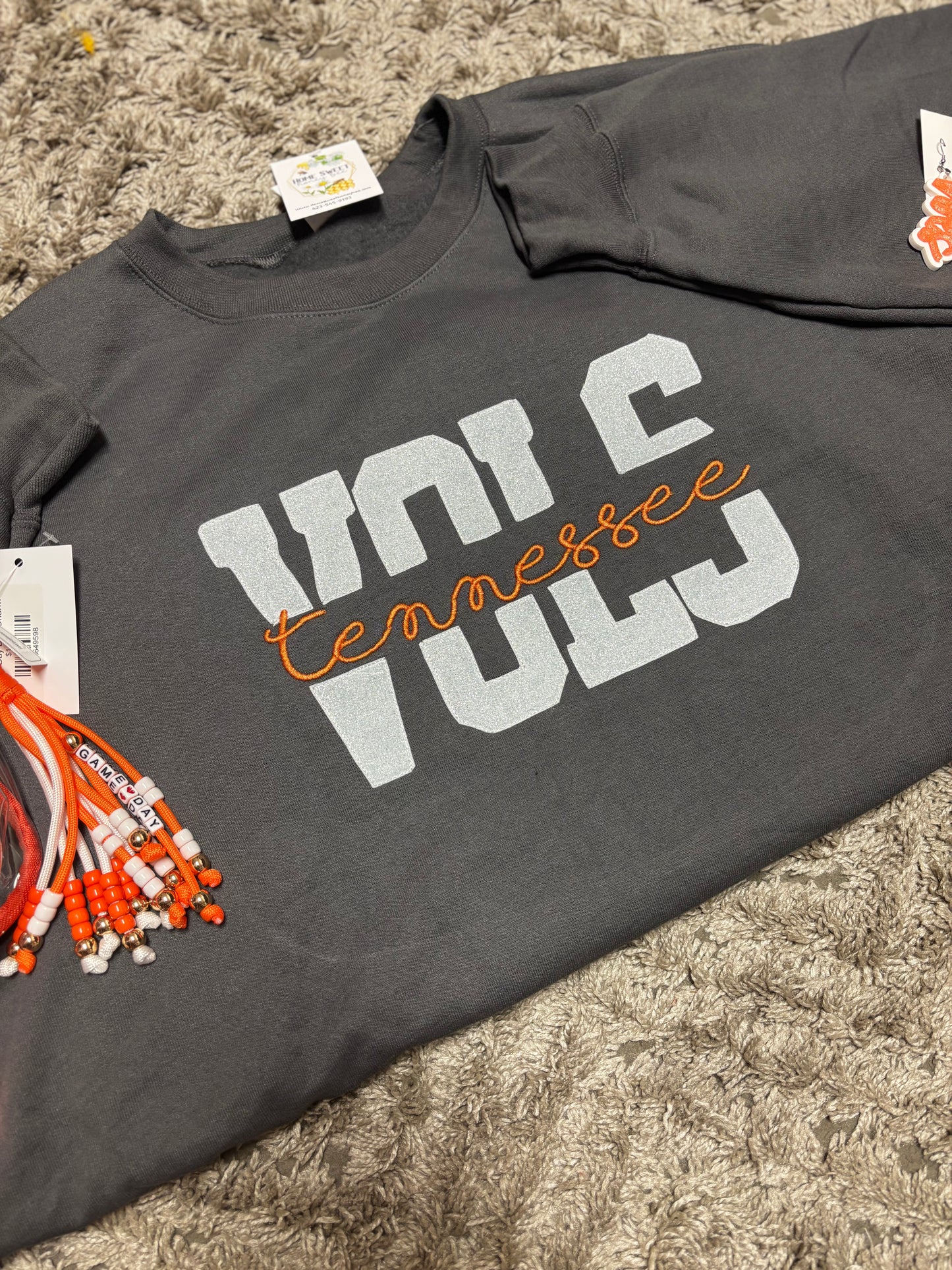 Embroidered Tennessee VOLS Crew