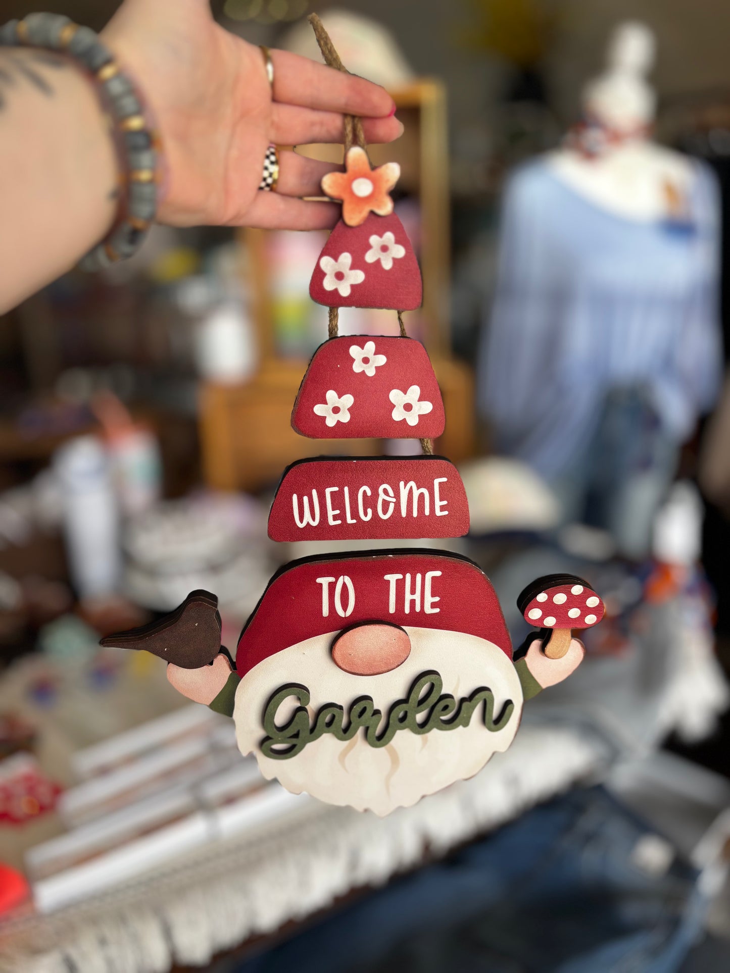 Welcome To The Garden Gnome Hanger