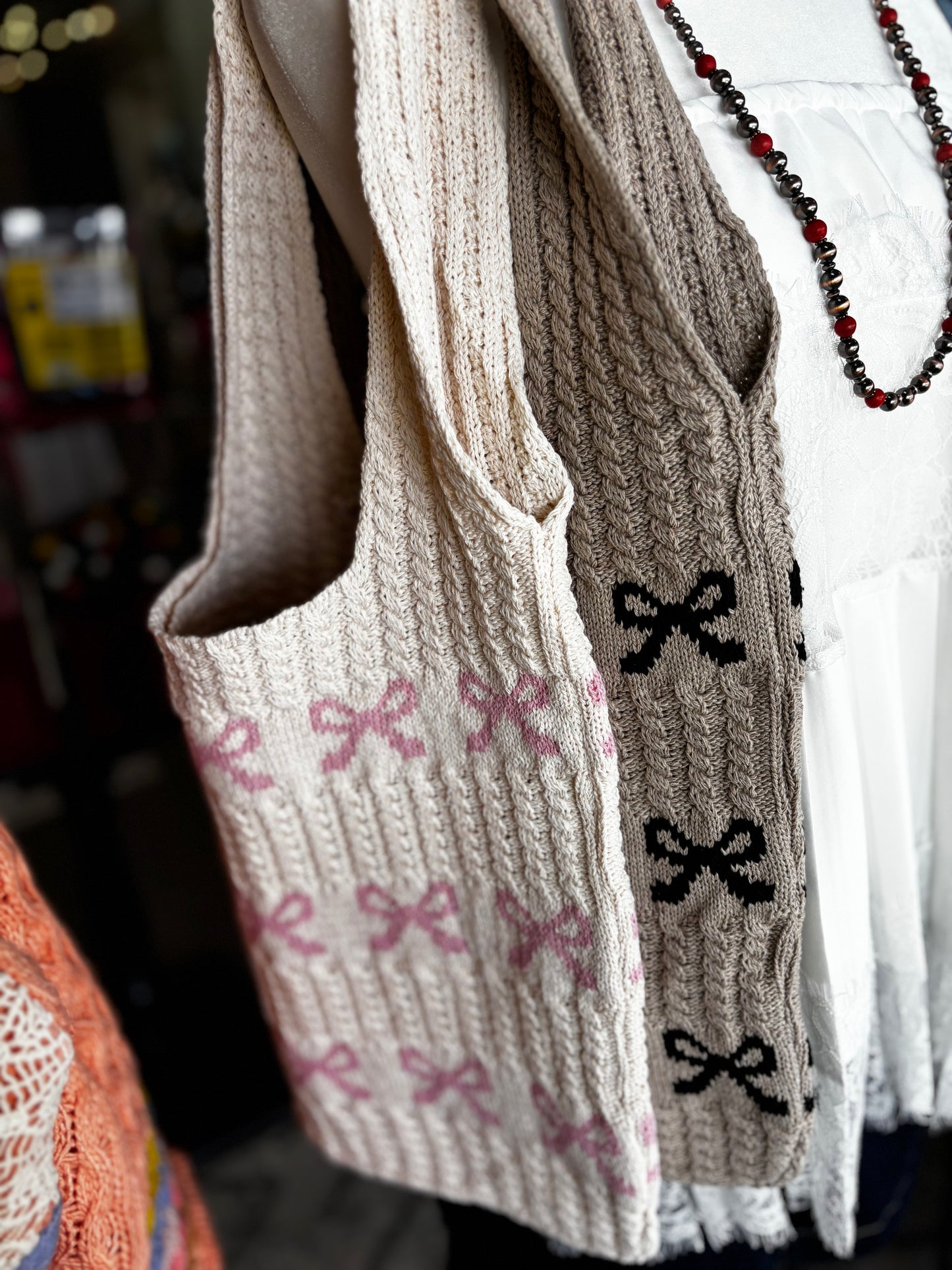 Knit Boho Slouch Bag