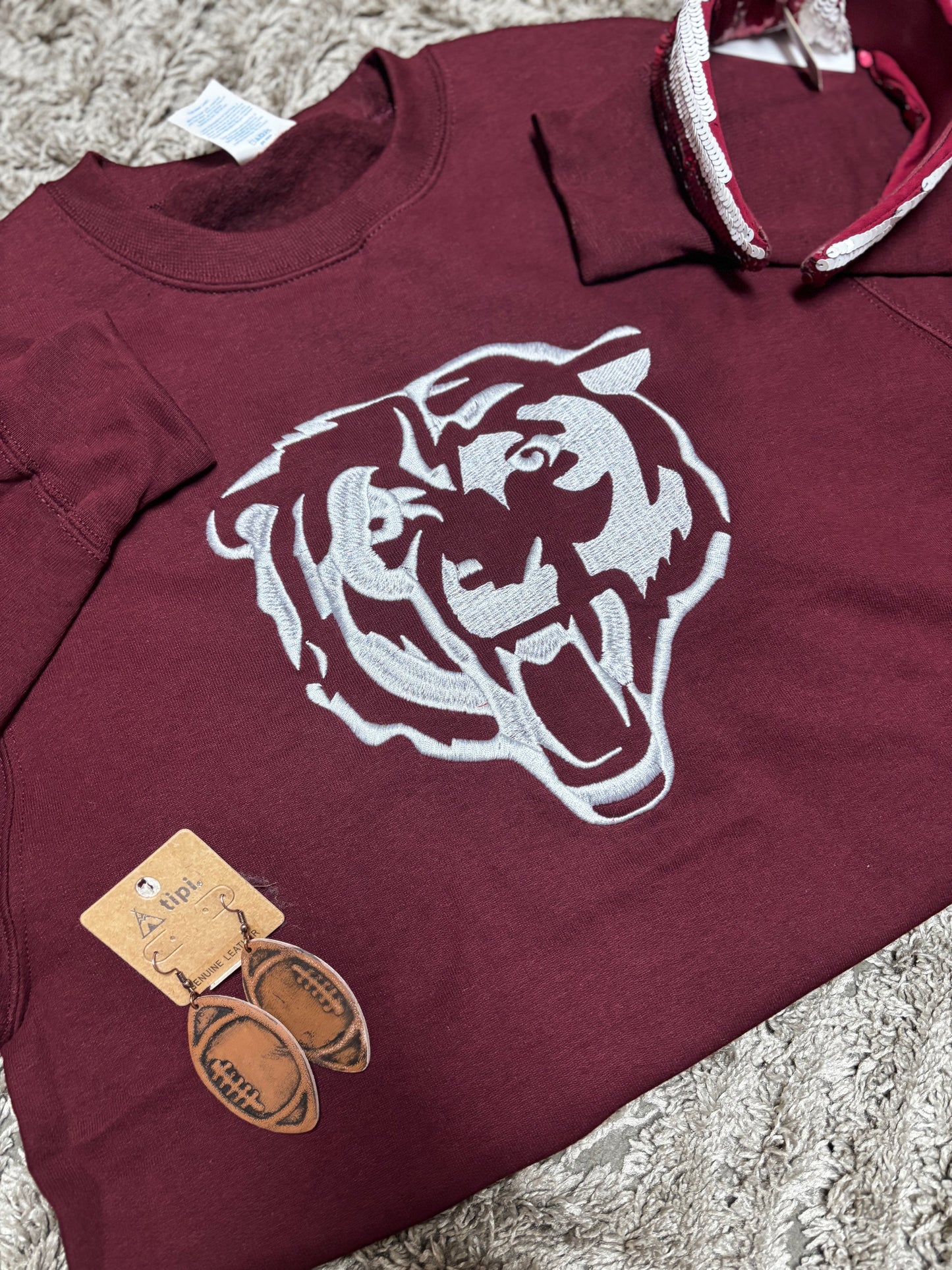 Embroidered Mascot Crew