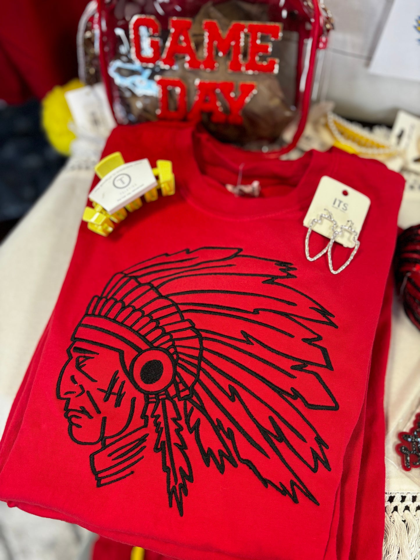 Embroidered Mascot CC Tee