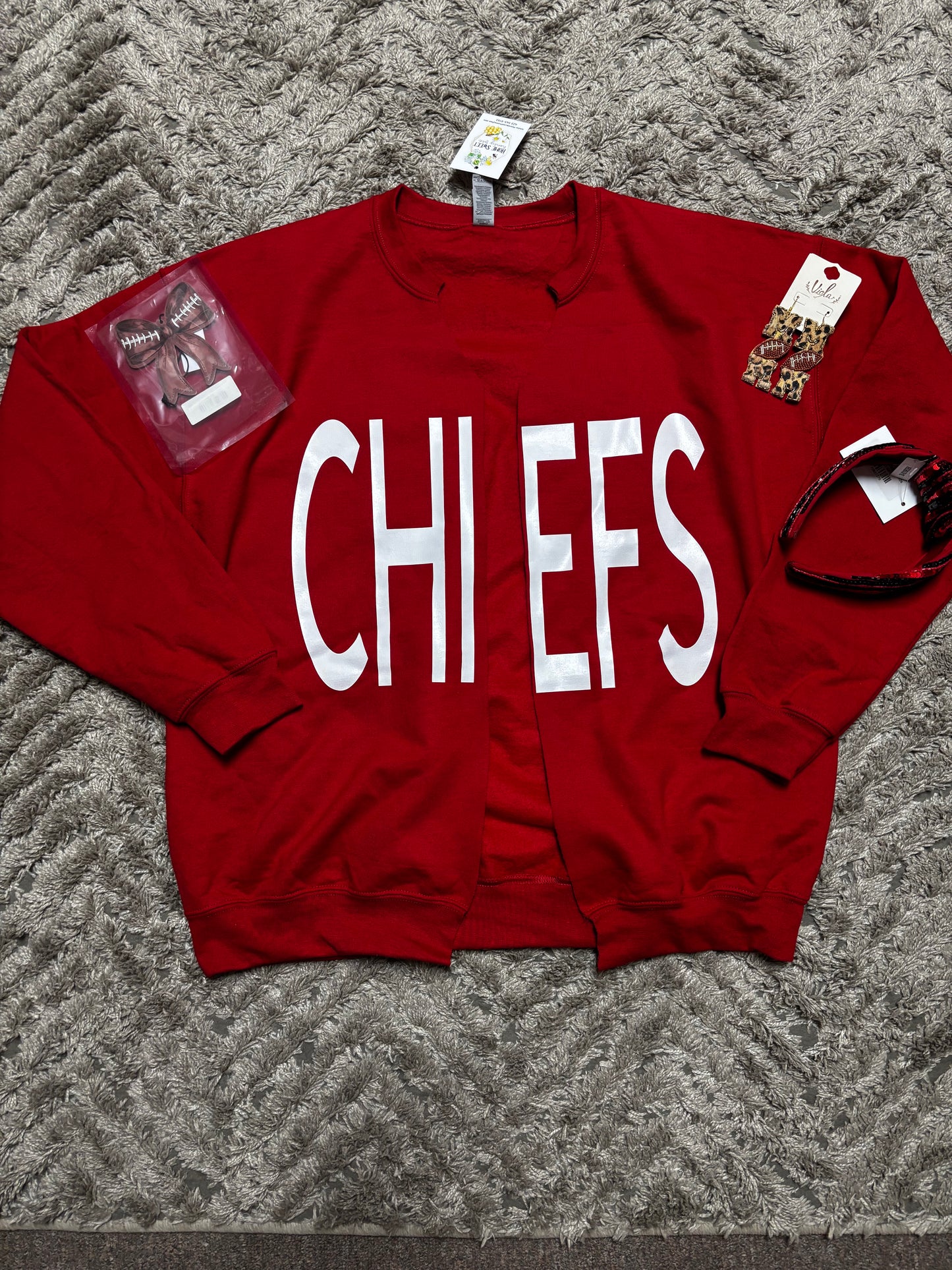 CHIEFS Sweatshirt Cardigan(preorder)