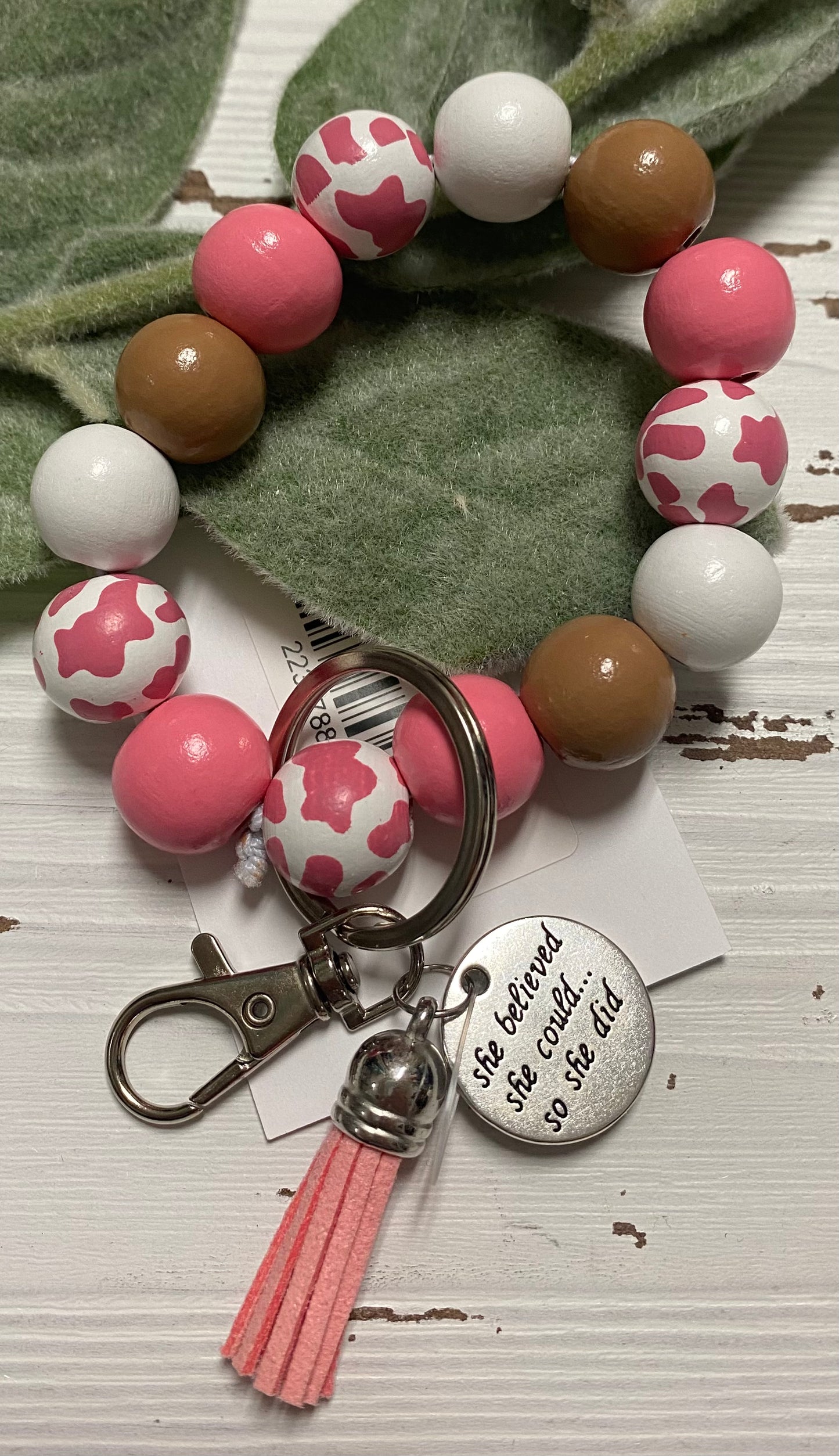 Beaded Bangle Key Holders