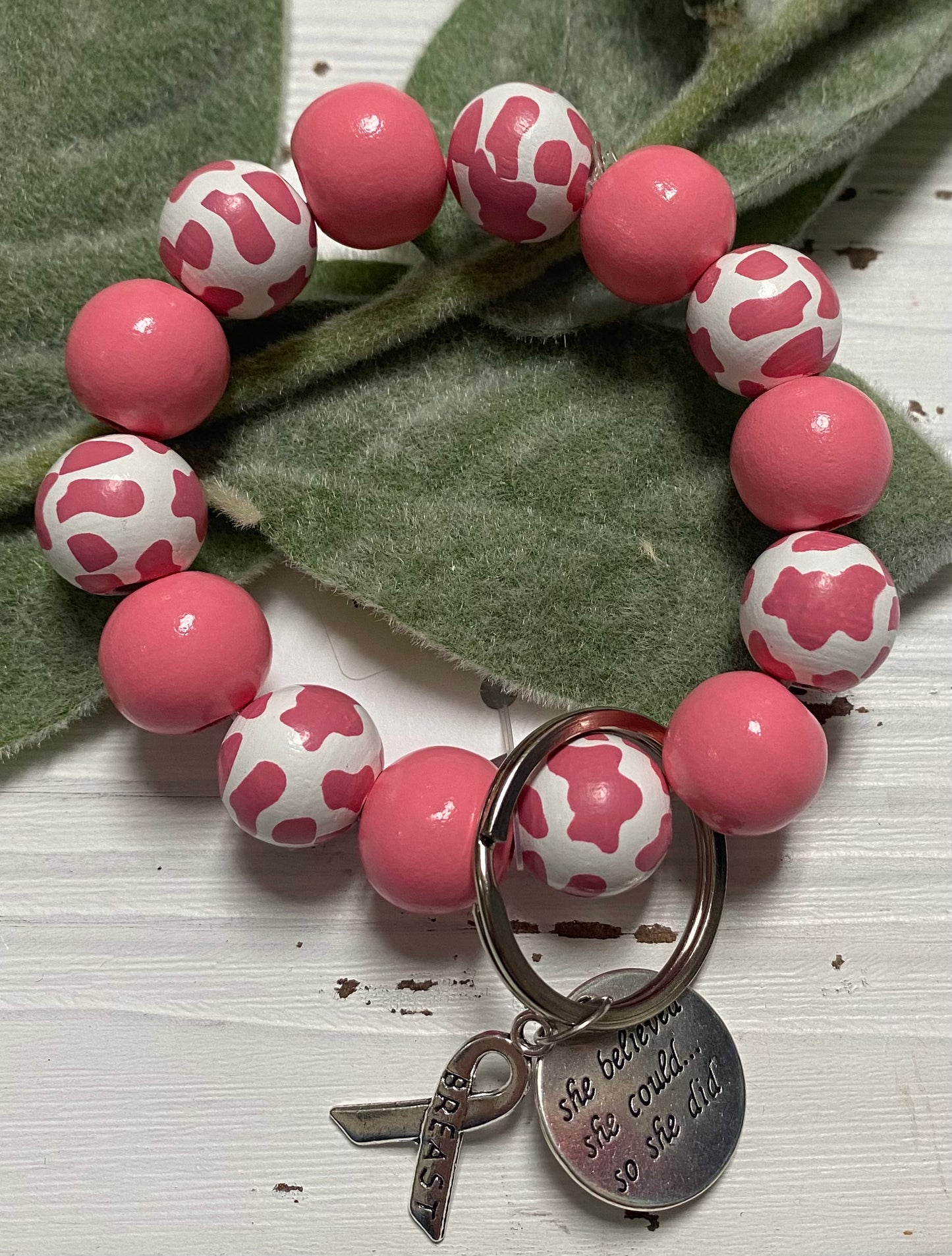 Beaded Bangle Key Holders