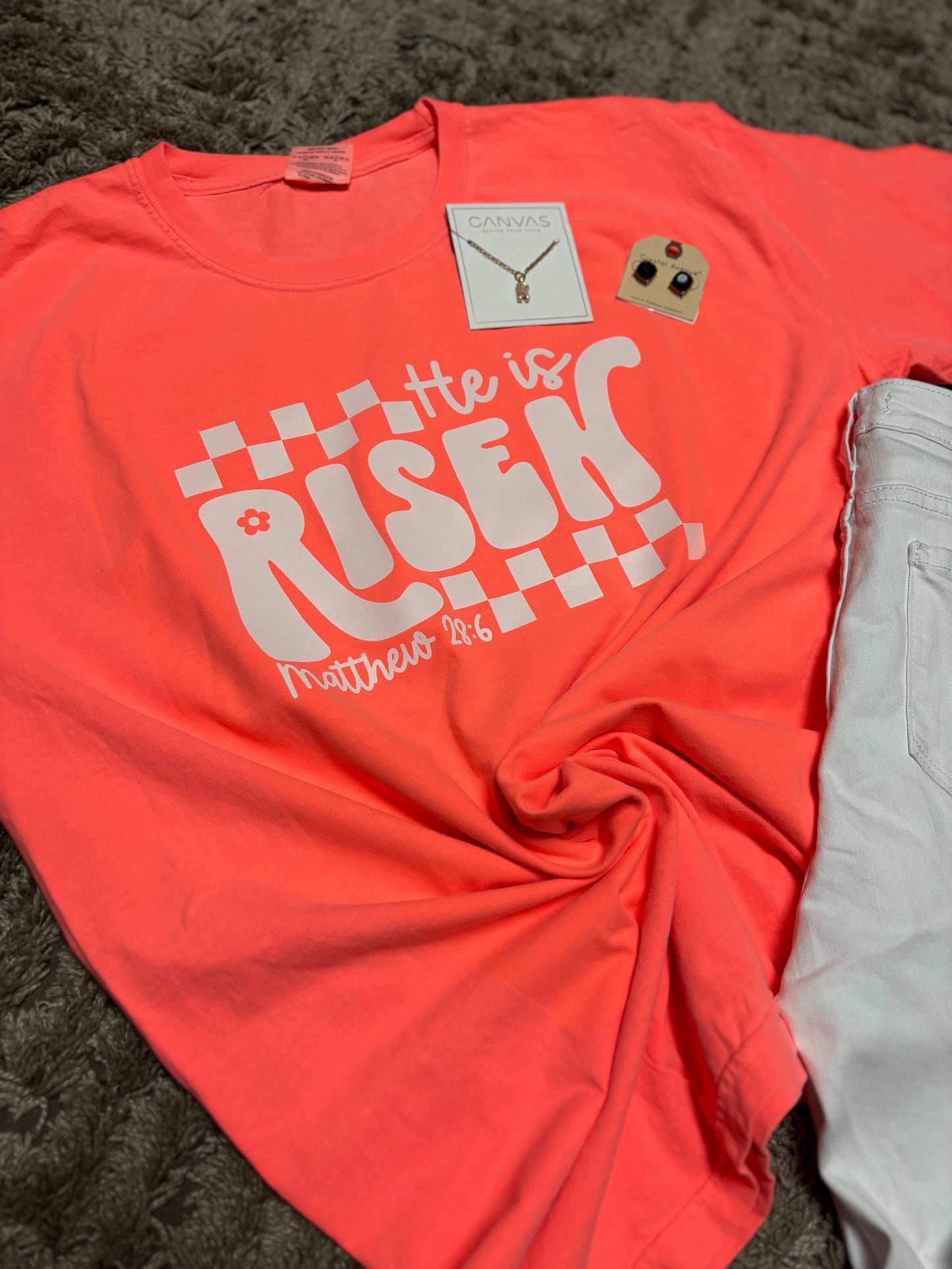 He Is Risen Tee