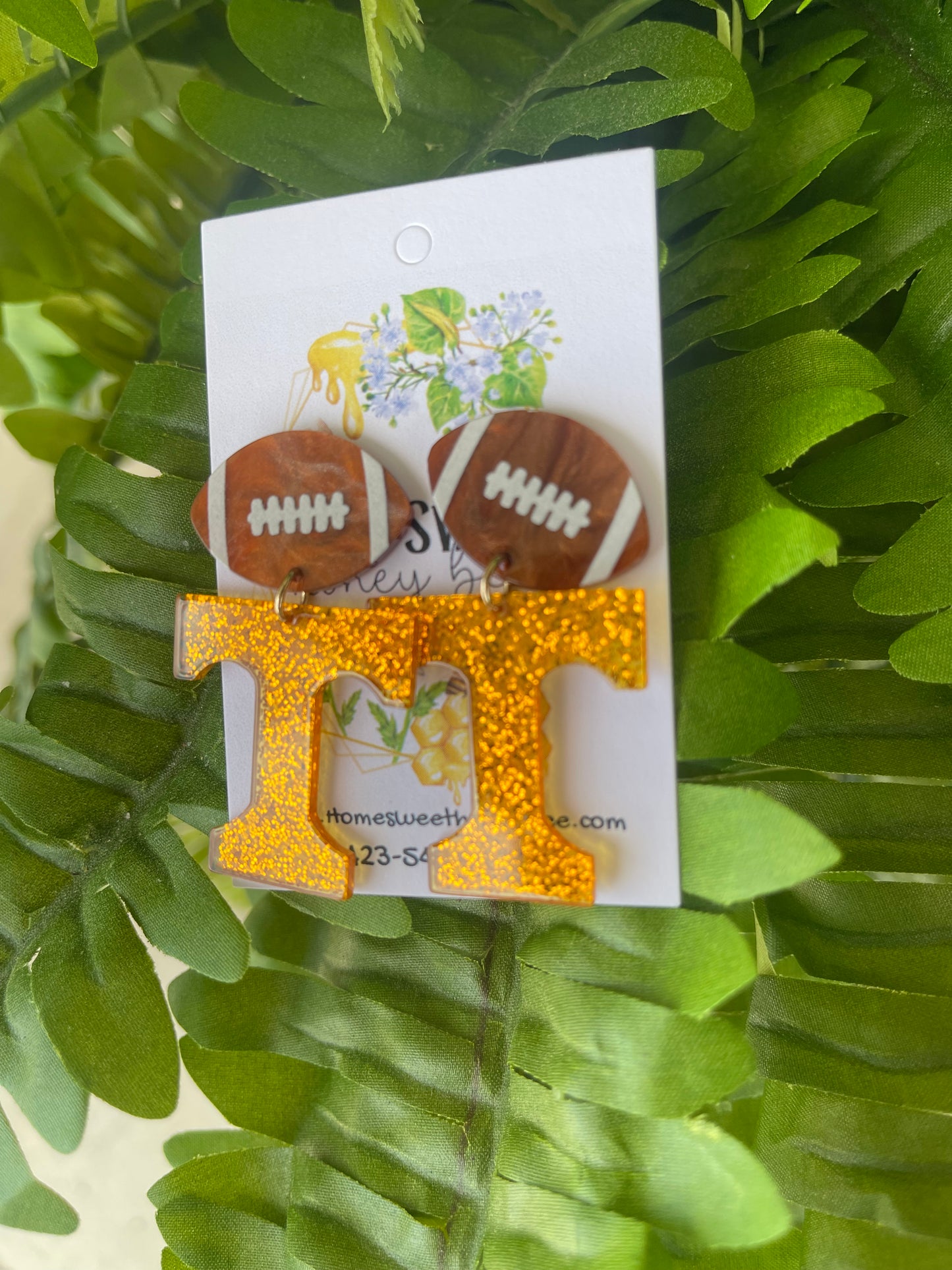 Tennessee University of Tennessee Football Earrings. Gameday