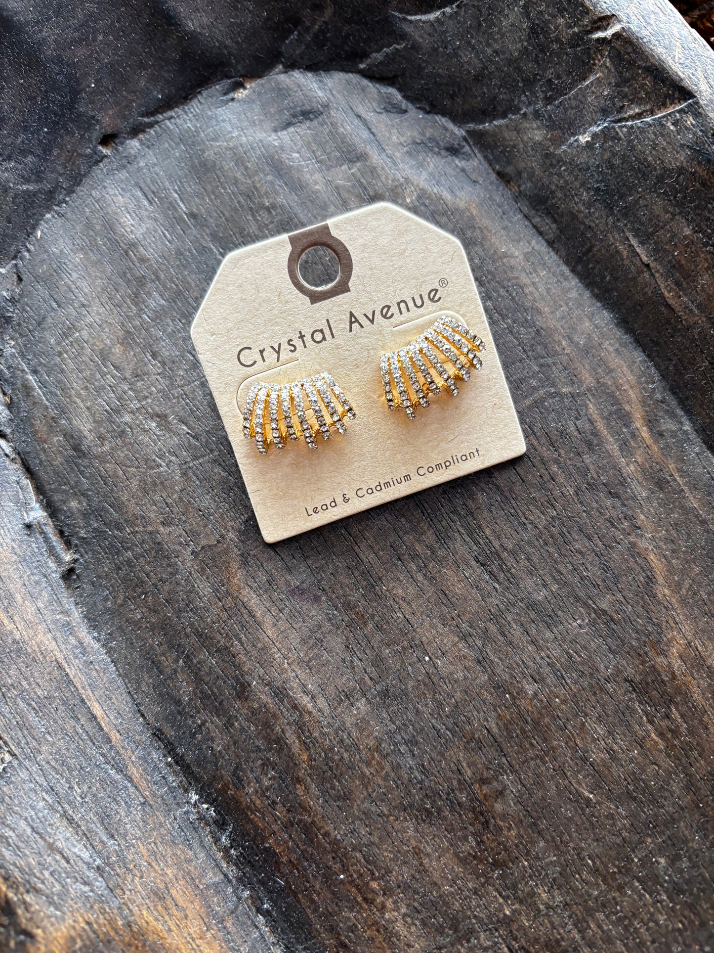 Crystal Post Earrings