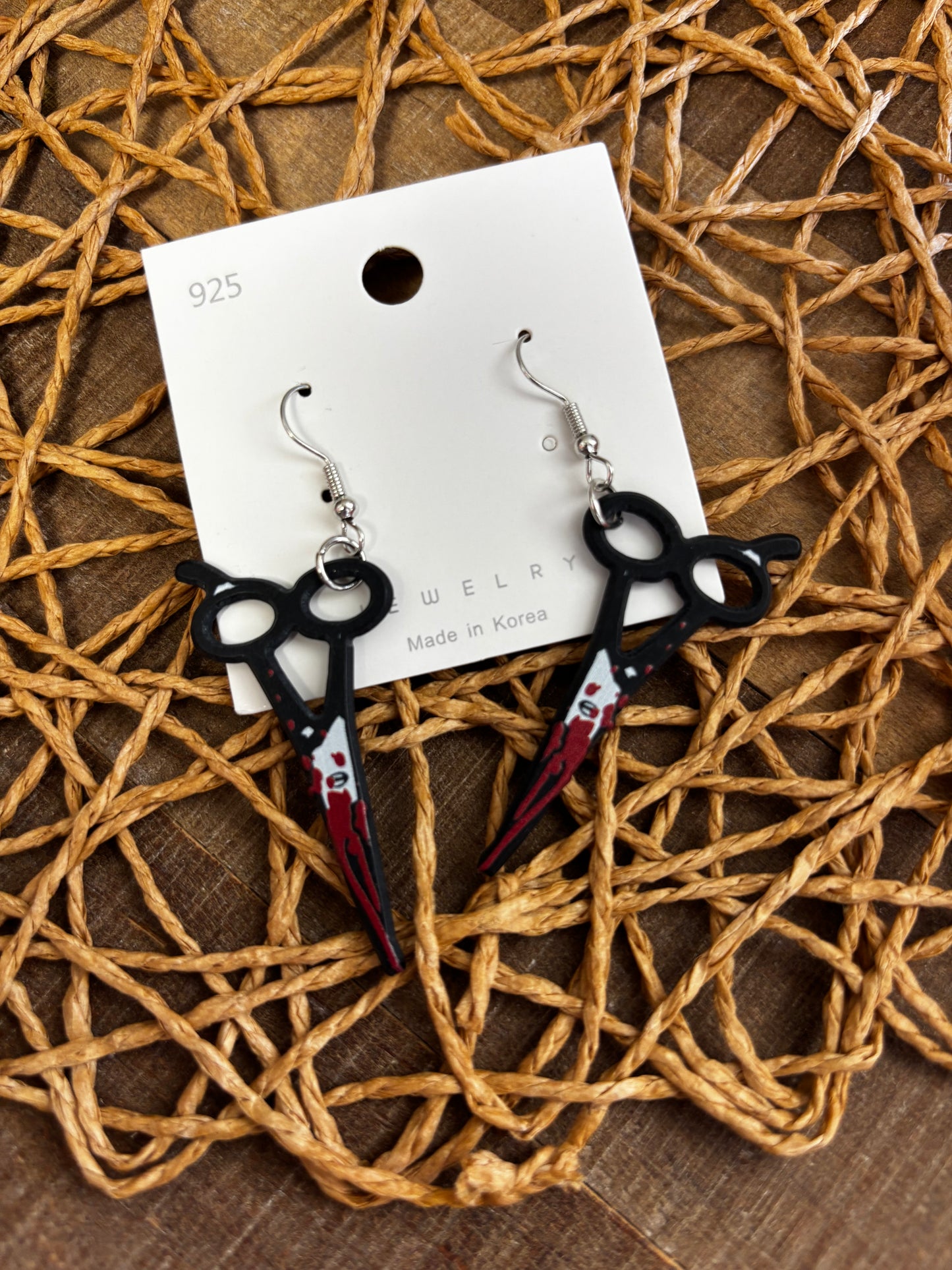 Bloody Scissors Earrings