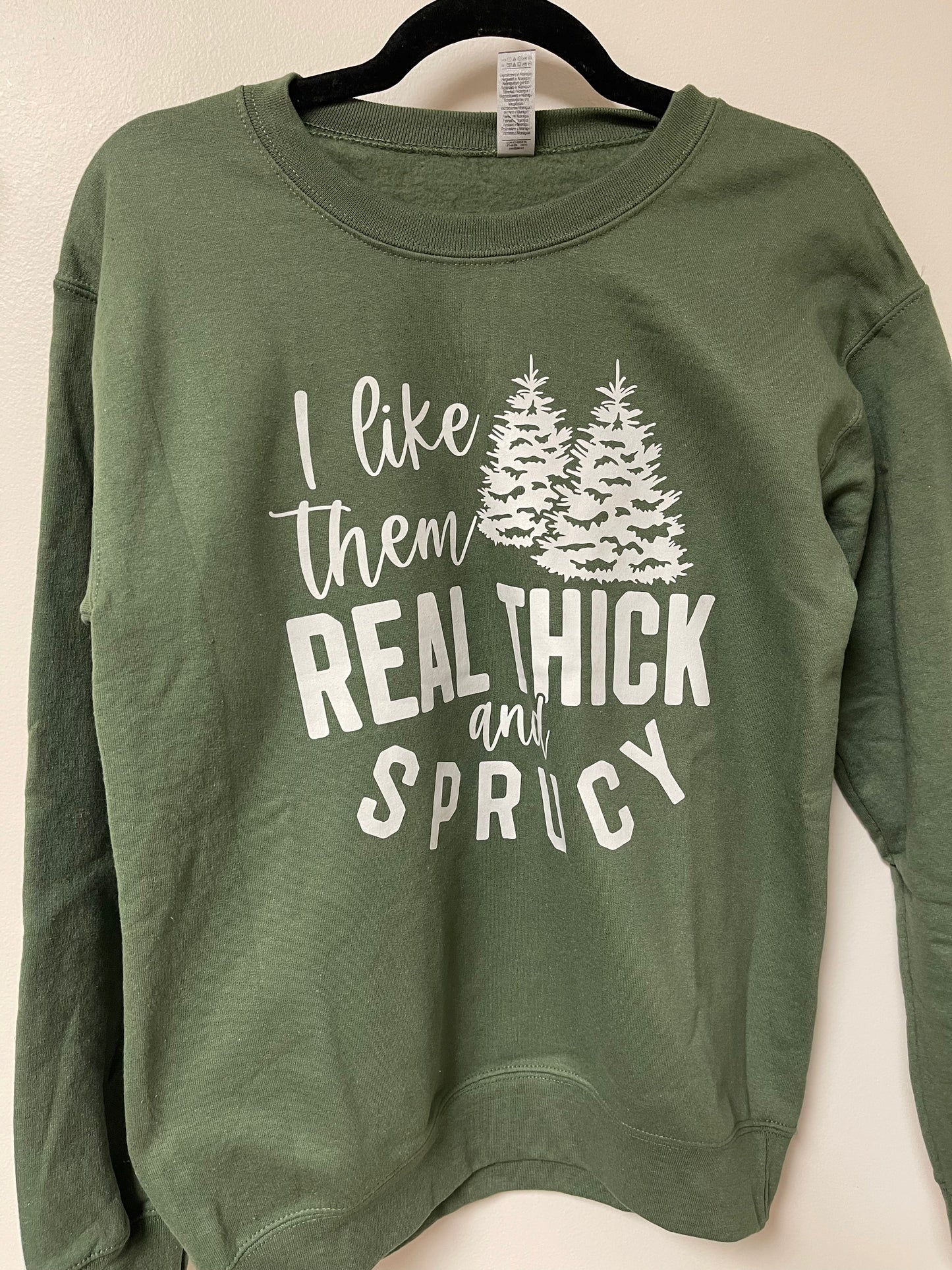 I like them real thick and sprucy