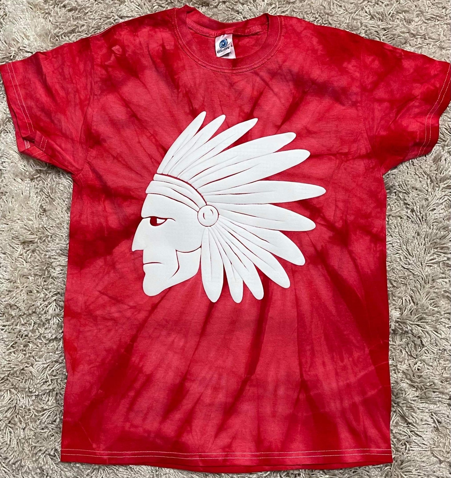 Tie Dye PUFF print CHIEFS tee
