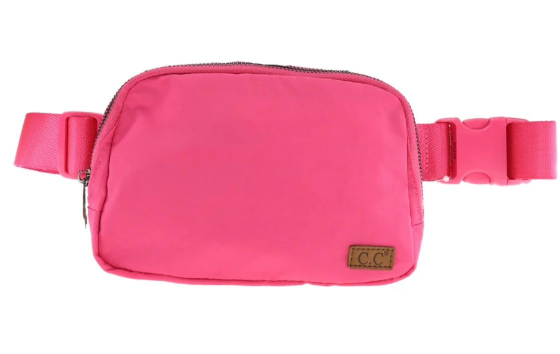 Solid Colored C.C Beanie Belt Bag