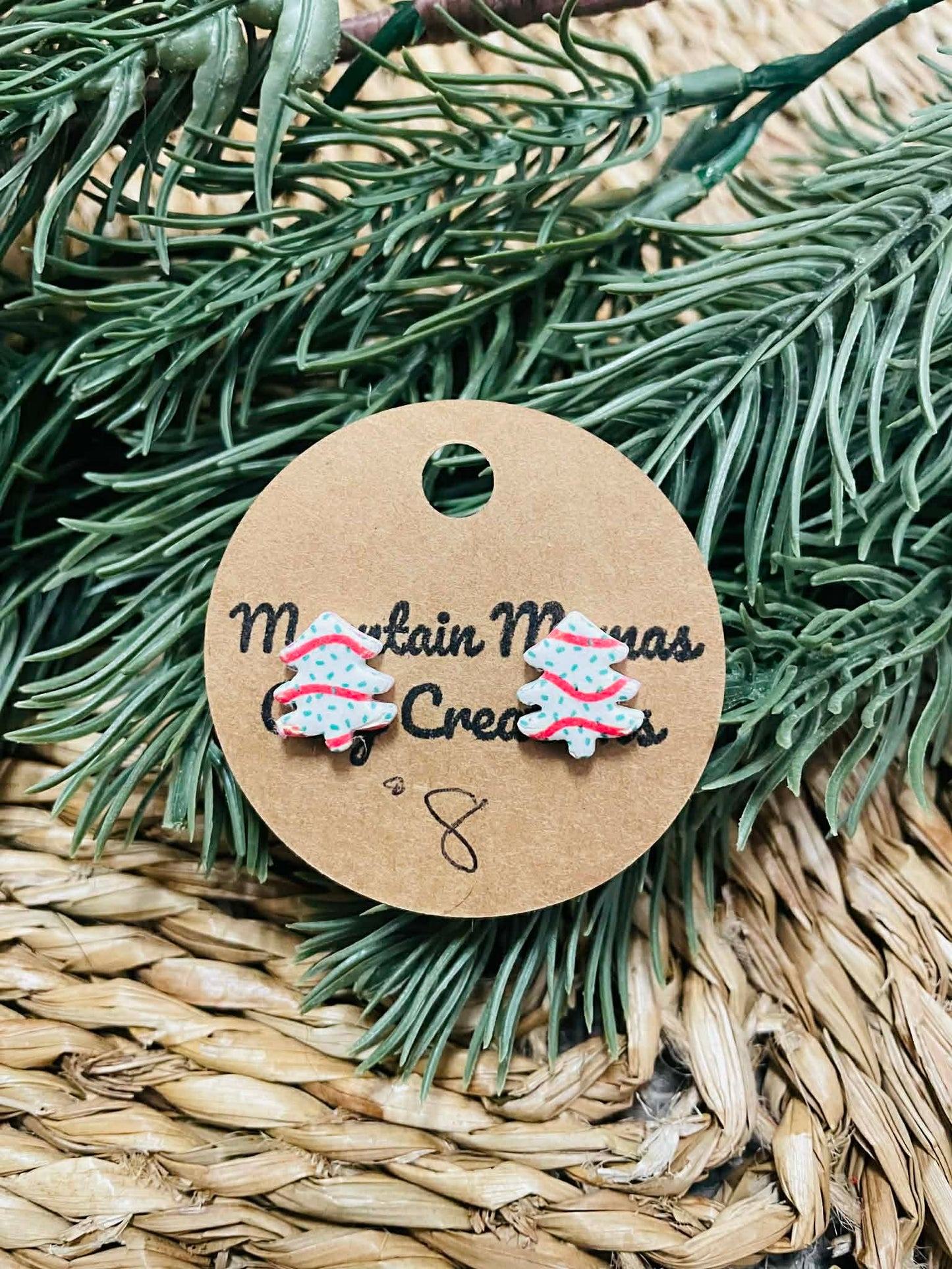 Clay Cake Stud Earrings