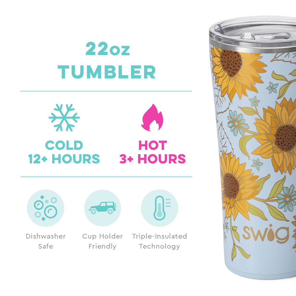 Sunkissed SWIG LIFE 22oz Tumbler