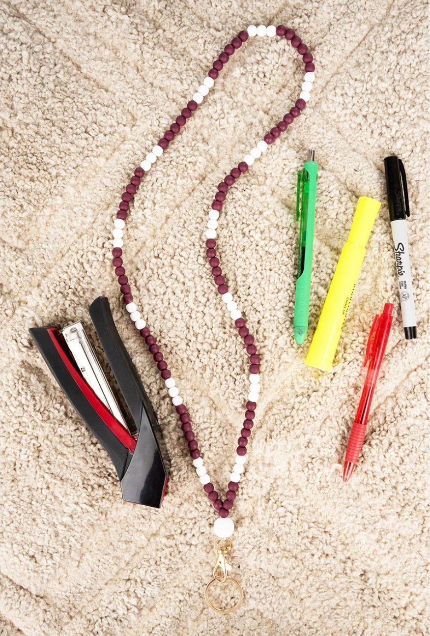 BEADED LANYARD