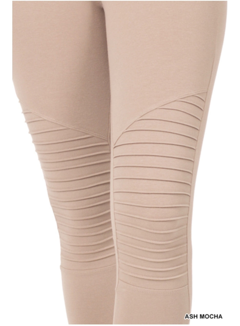 Cotton Moto Leggings