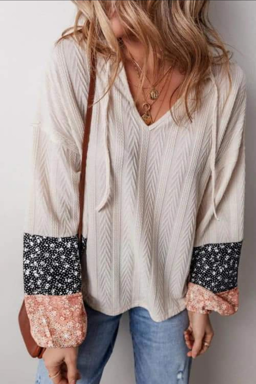 Floral Textured Blouse