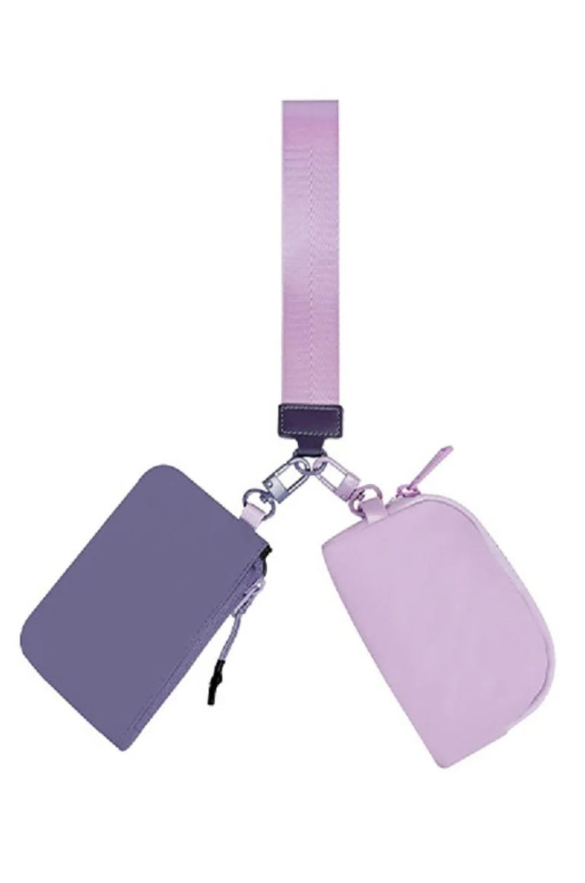 Zenana Venture Out Dual Pouch Wristlet