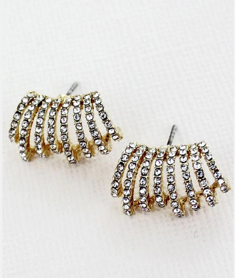 Crystal Post Earrings